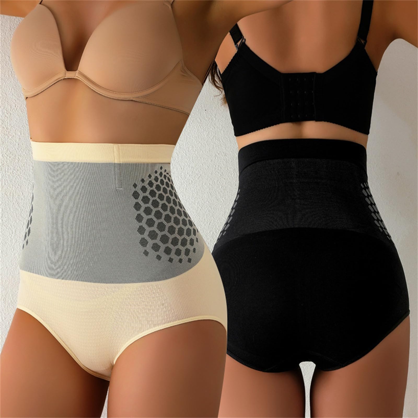 Pantalones Cortos Termogénicos 4-En-1 Moldeadores de Cintura Alta para Mujeres