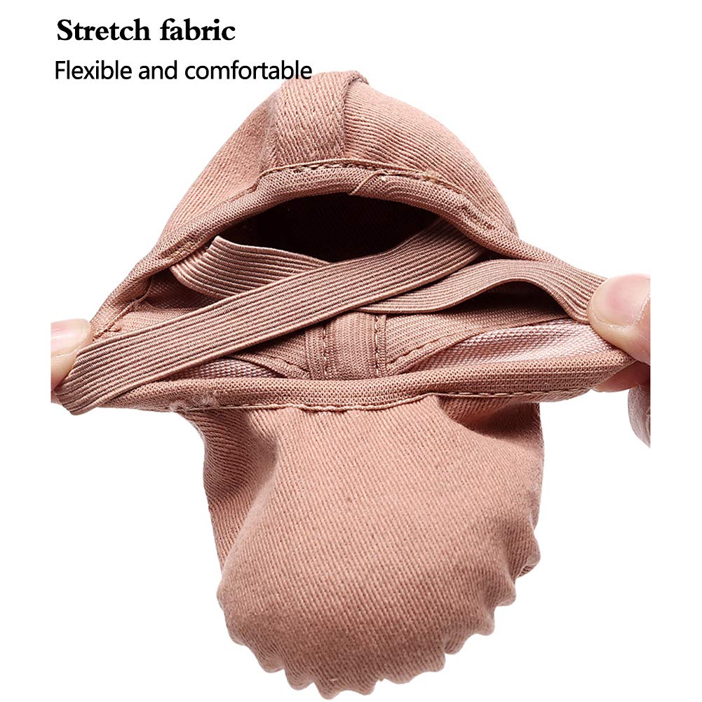 MNSSRN-MM Calzado con Suela elástica Suave de Baile, de Encaje Libre Calzado cómodo características Antideslizantes de Gimnasia de los niños Zapatillas de Ballet Zapatos de Baile,Negro,39