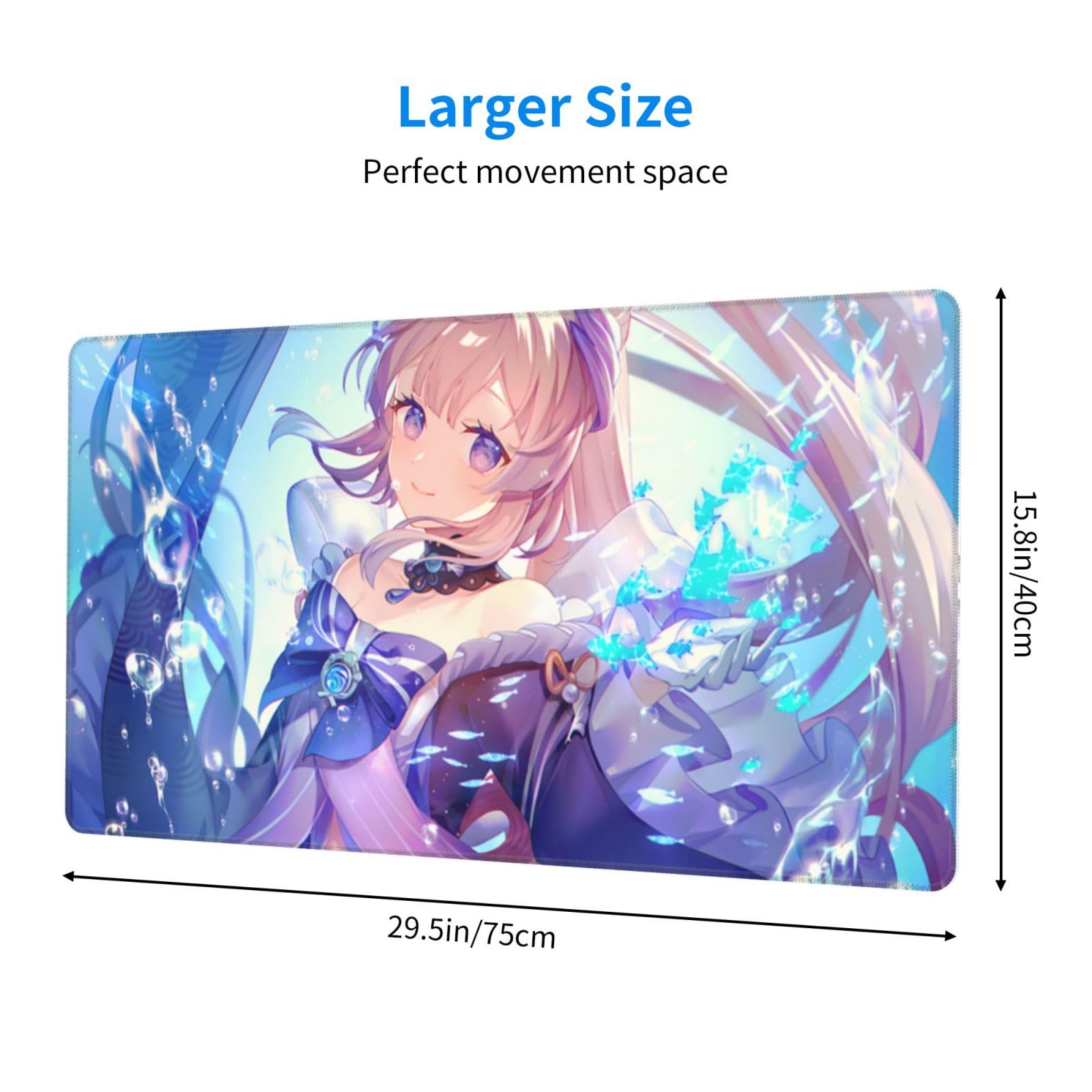 Amazon.co.jp：原神 珊瑚宮心海 マウスパッド 超大判 オフィス最適