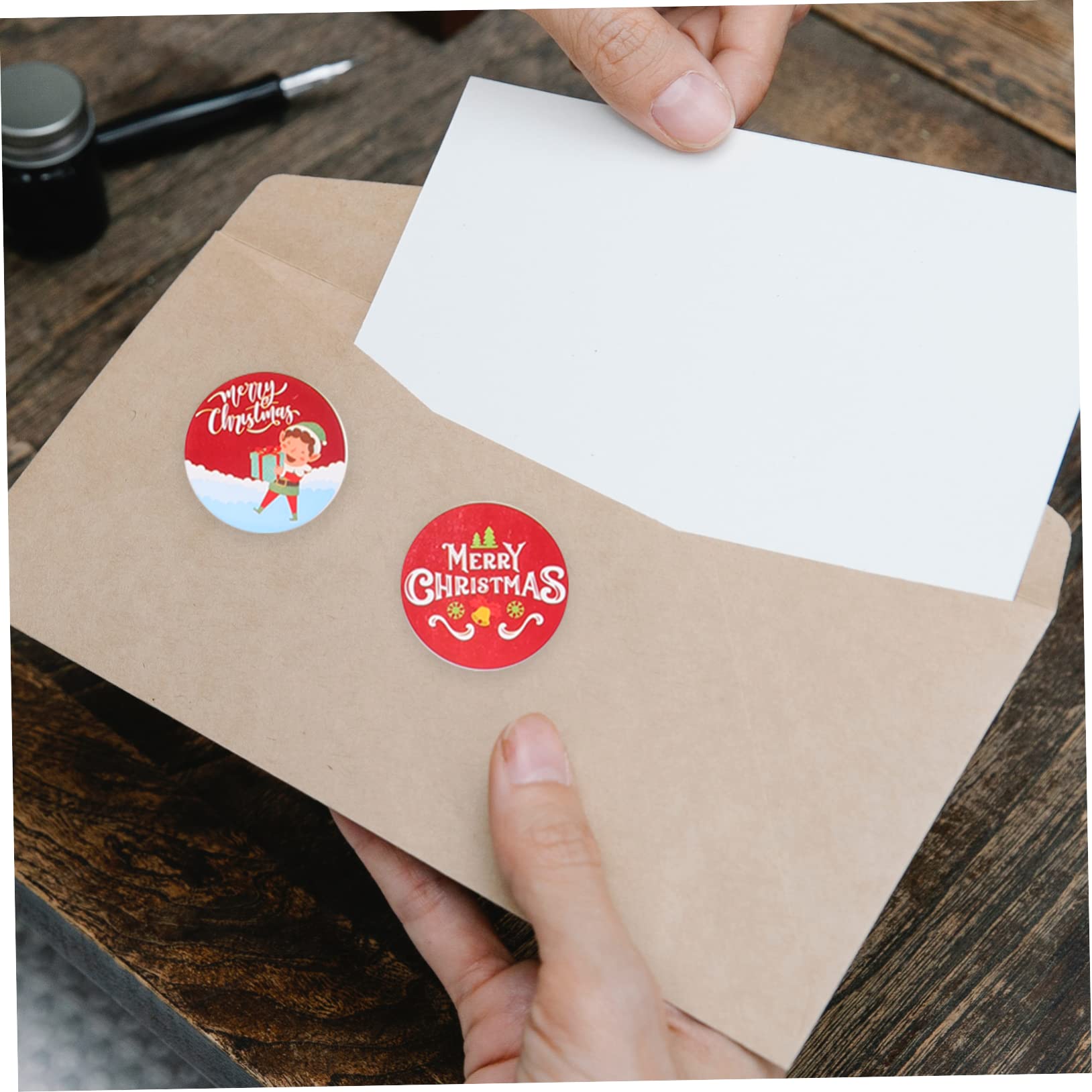 SHINEOFI 20pezzi Adesivi Natalizi Decorativi Stickers Per Sigillare Festivi Per Pacchetti Per Decorazioni e Confezioni