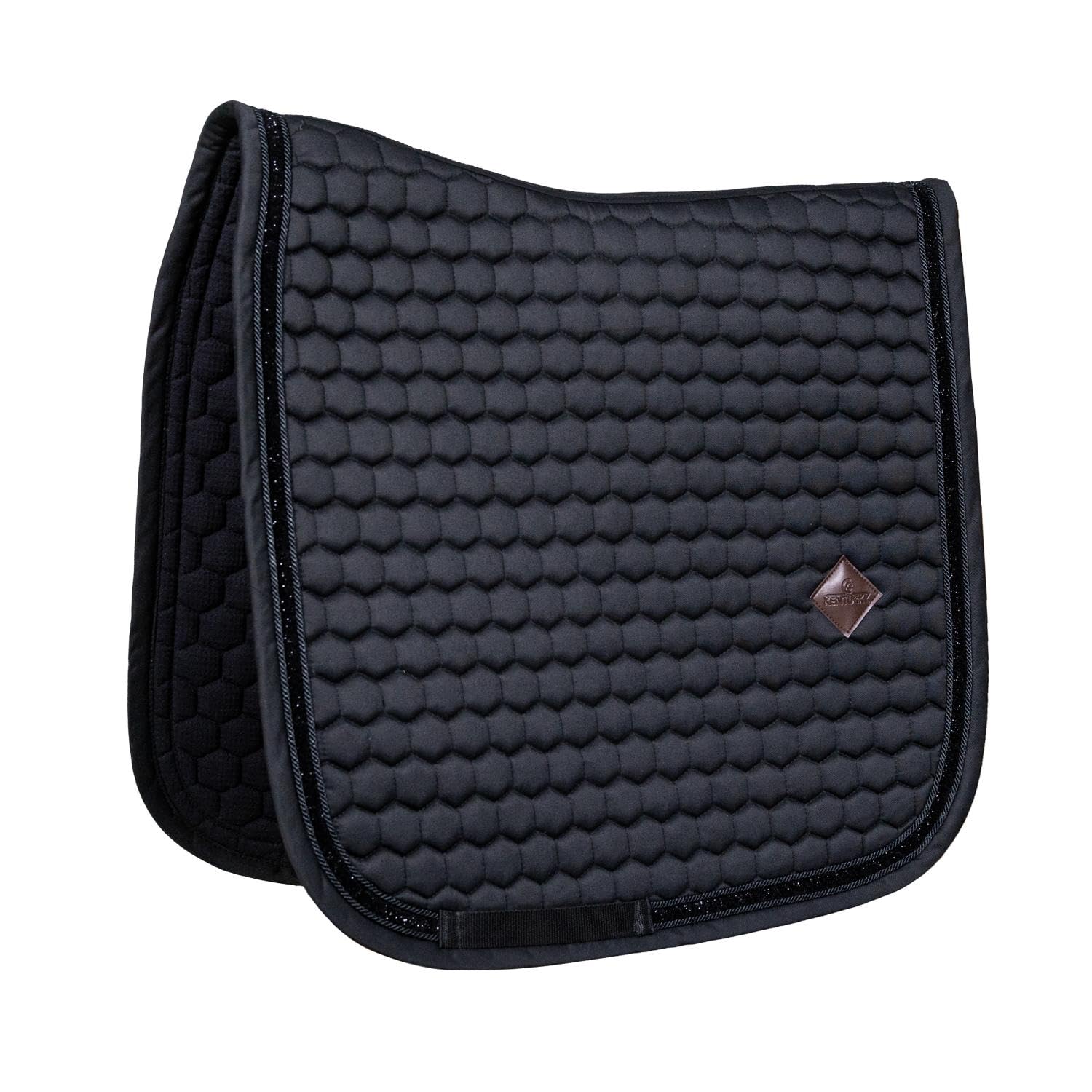 Kentucky - Schabracke Glitzer Band Dressur schwarz