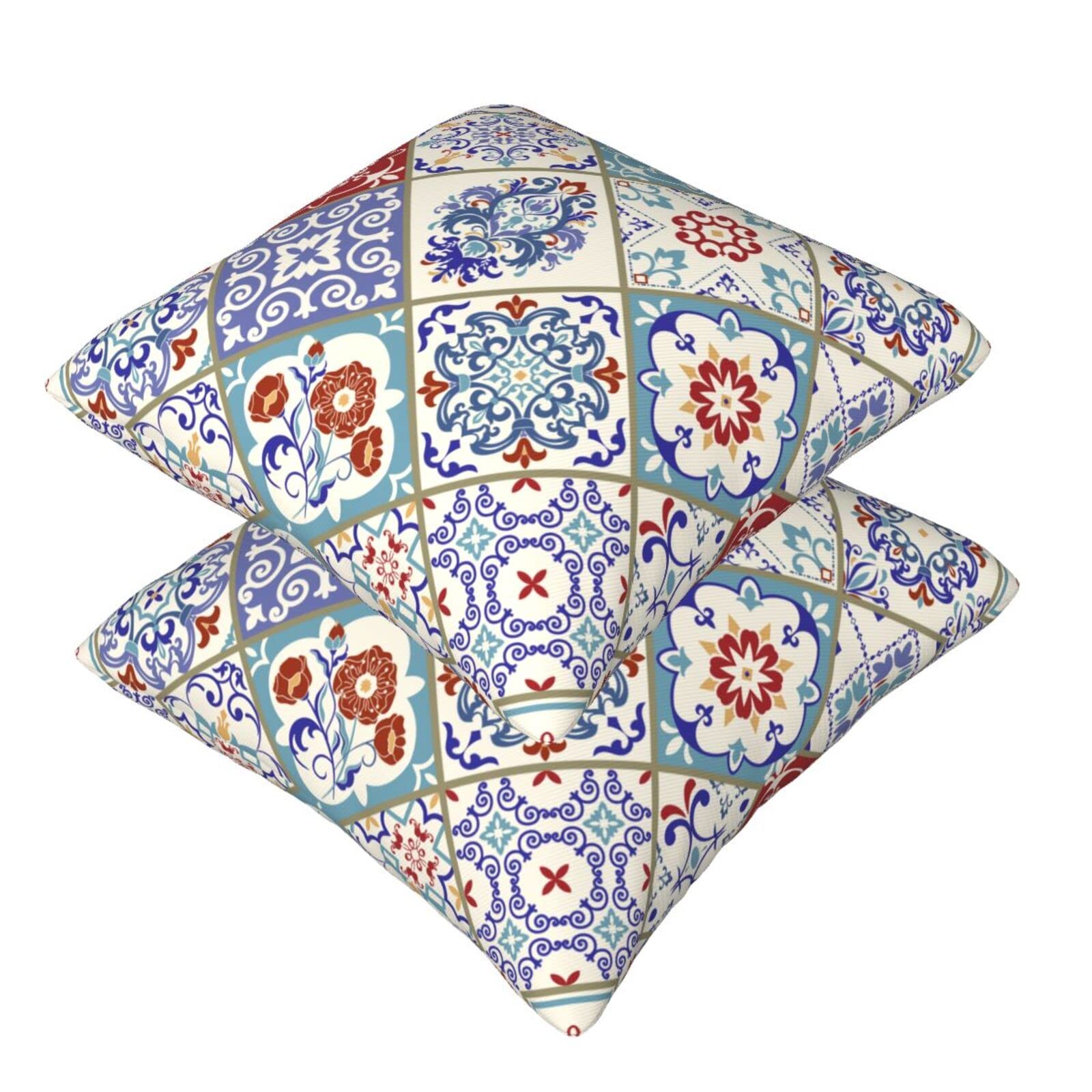 Copripiumino e due federe quadrate cotone (240 cm) Tropik Verde
