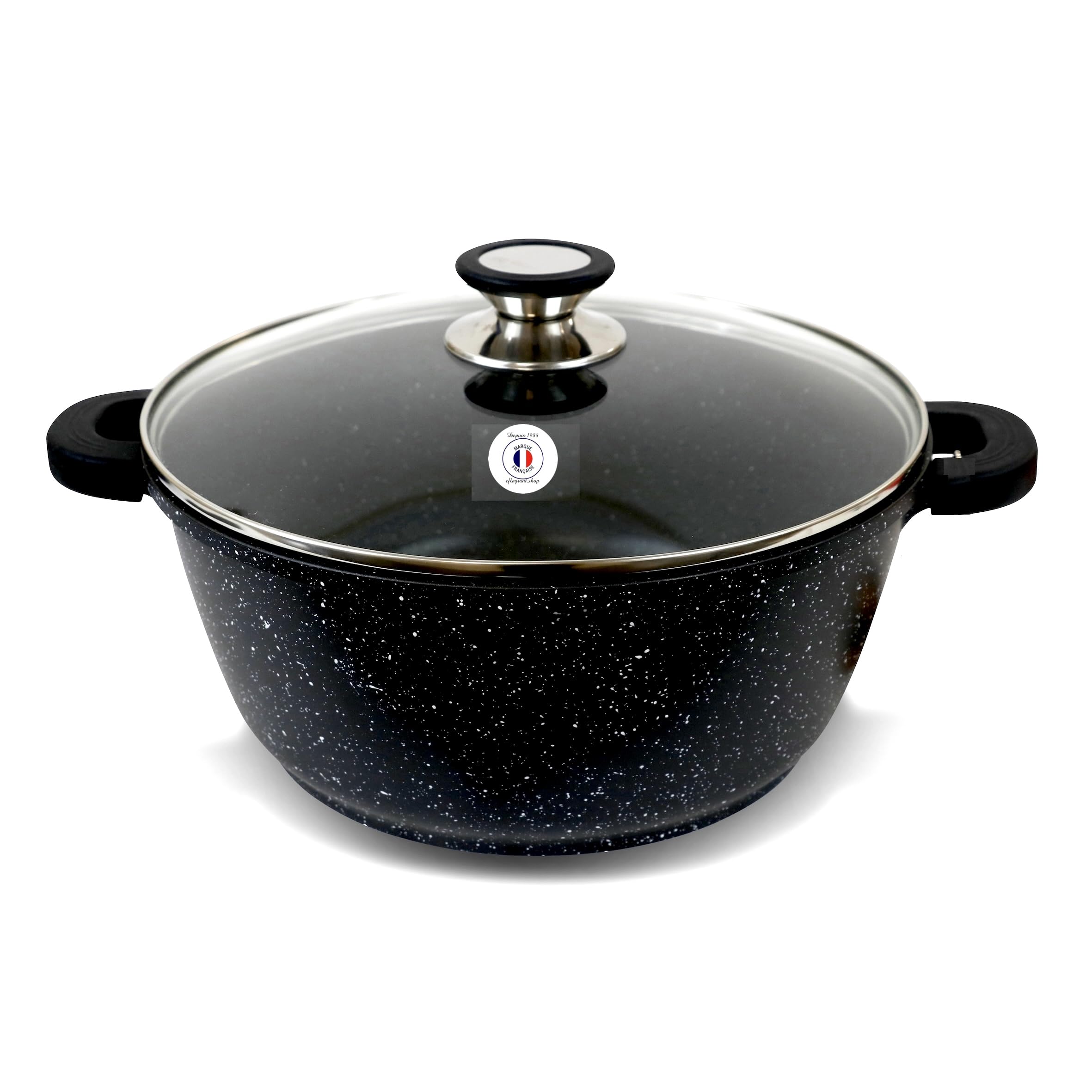 IBILI Pan met deksel Noah, 22 cm, 18/10 roestvrij staal, geschikt