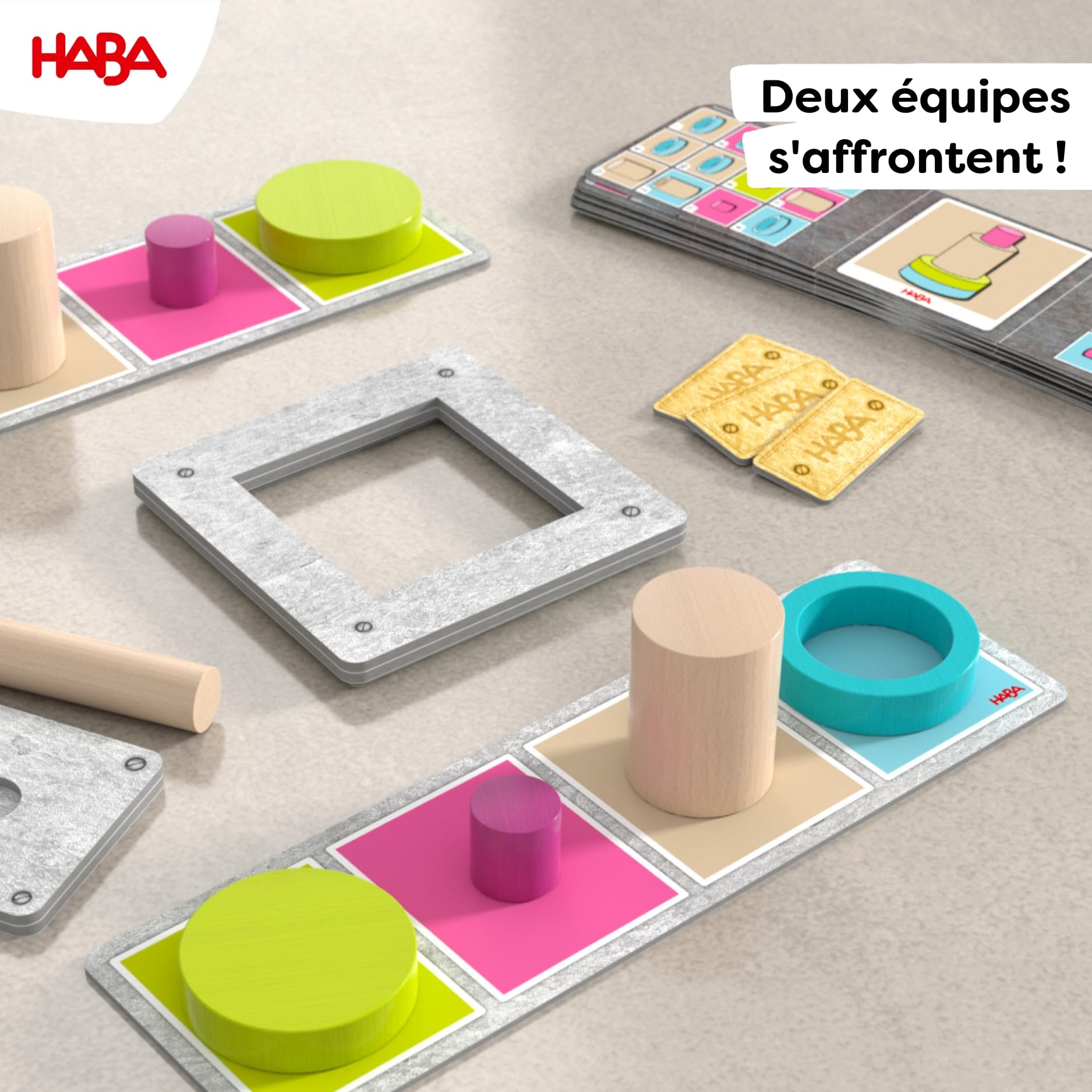 HABA Gioco di logica & Gioco di strategia per bambini da 8 anni - Gioco per famiglie con sfide complesse e momenti di divertimento rapidi per accattivanti duelli di squadra - 2011822003