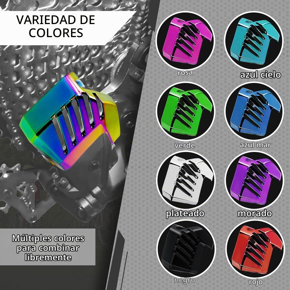 2 fundas protectoras de batería de bicicleta, desviador de bicicleta para Sram AXS Protector de batería GX Eagle /XX1/X01 AXS cubierta de batería (multicolor)