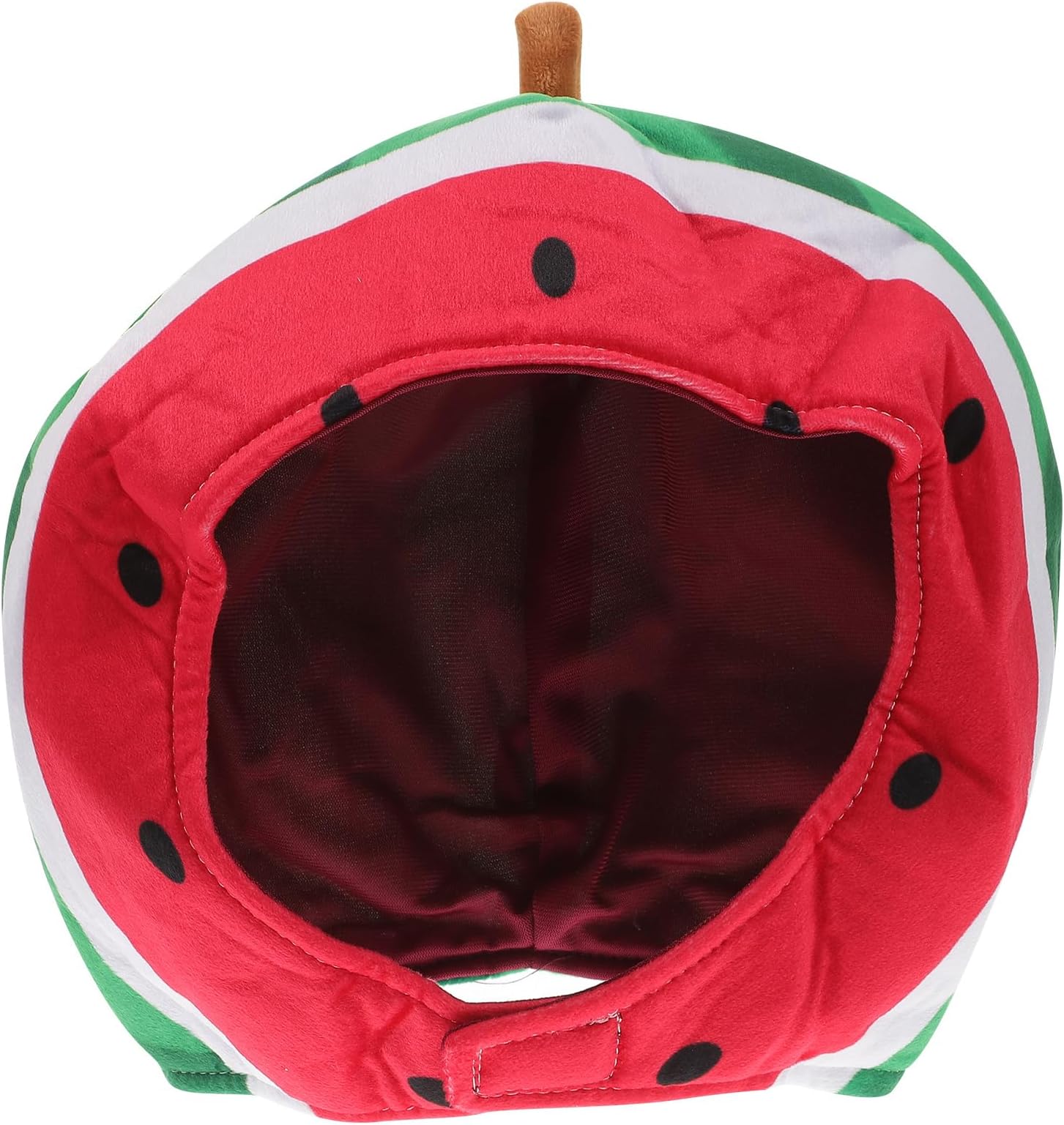 Watermelon Hat Plush Head Cover Fun Fruit Costume Accessory for Party Masquerade Music Festival Dance Performance