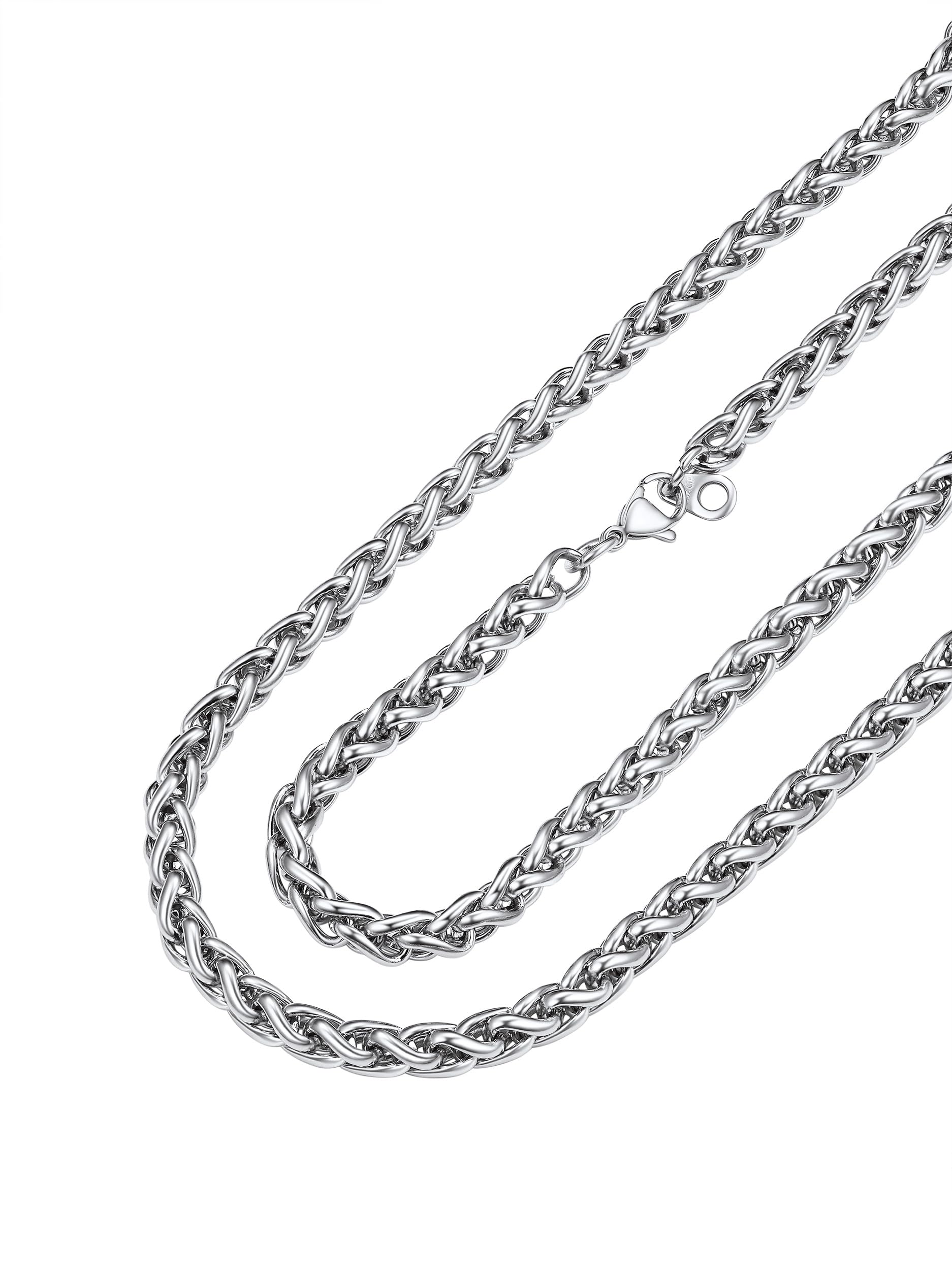 PROSTEEL Stainless Steel Wheat Chain