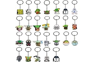 26Pcs Baby Yoda Keychains: The Ultimate Companion for Star Wars Enthusiasts!