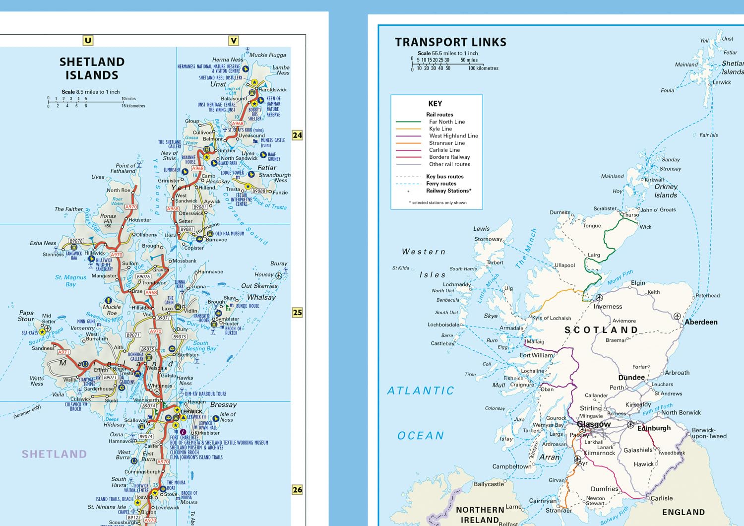 Scotland Touring Map: Ideal for exploring Scotland