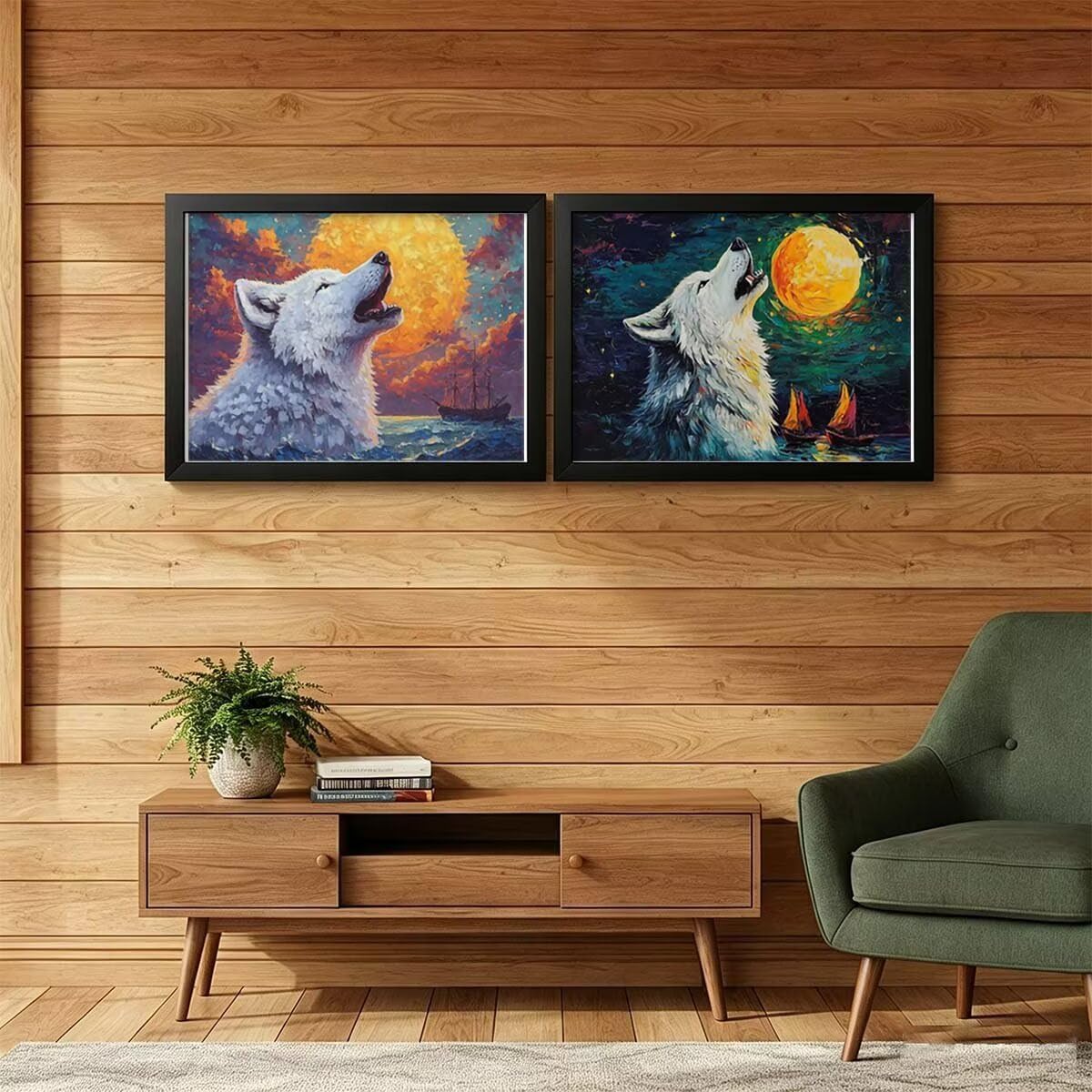 Diamond Painting Kit Lobo,Diamante Adultos 135x100cm L-3856