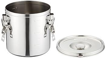 Amazon｜仔犬印 19-0 IH対応 スタッキング 給食缶 21cm 57921