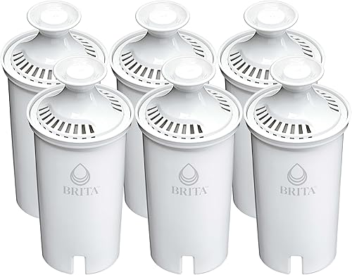 Miniatura 11 de Brita Standard Water Filter for Pitchers and Dispensers, Reduces Copper, Cadmium and Mercury Impurities, Lasts Two Months or 40 Gallons, Includes 6