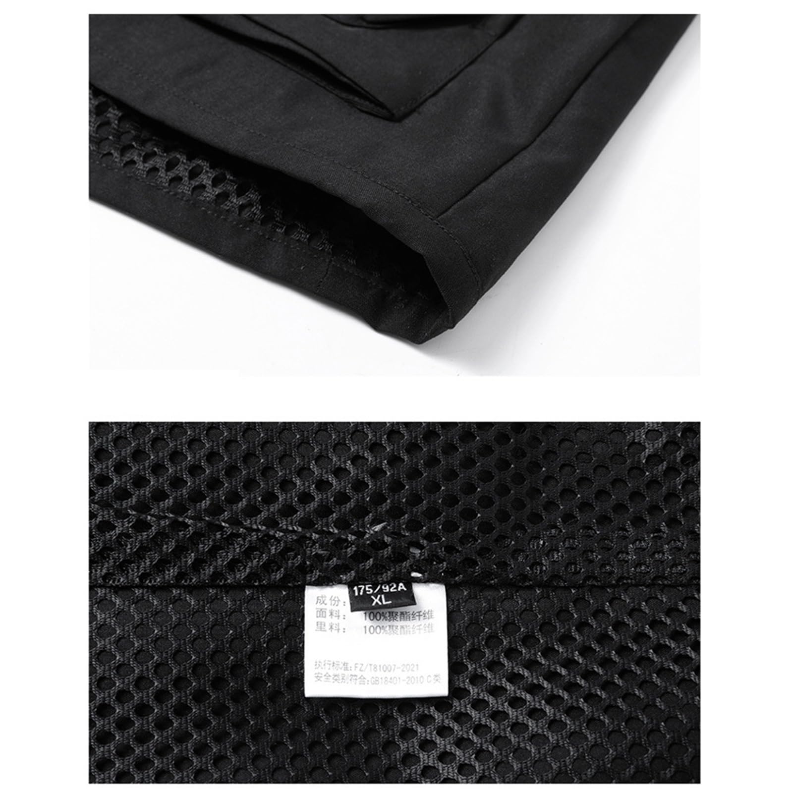 CLSQLXYJZC Chaleco Multiusos Para Hombre, Chaleco Cargo Informal Sin Mangas Multibolsillos De Malla Transpirable Y Con Cremallera Talla Grande, Chaqueta De Trabajo Moderna Fotografía Exteriores