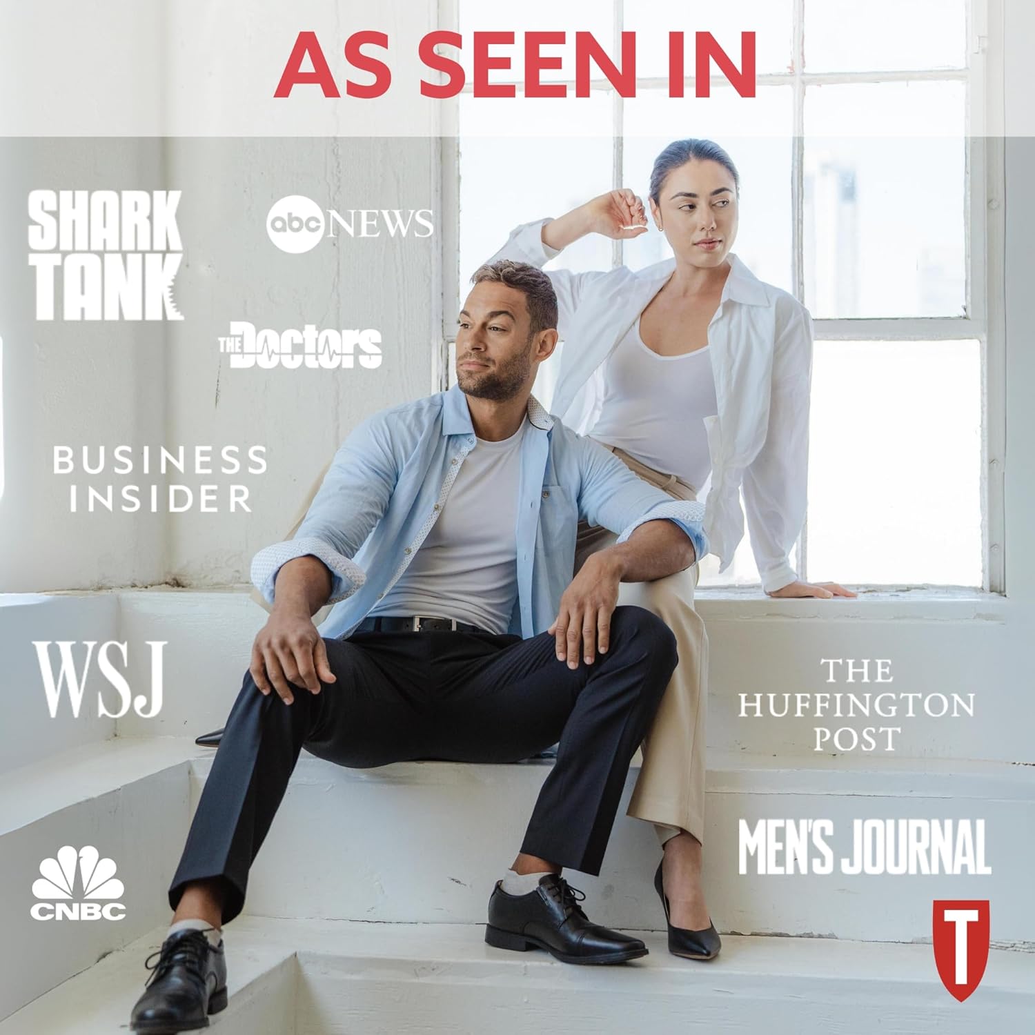 Thompson Tee Sweat Proof Undershirts with Underarm Sweat Pads, Slim, Deep V-Neck - Image 7