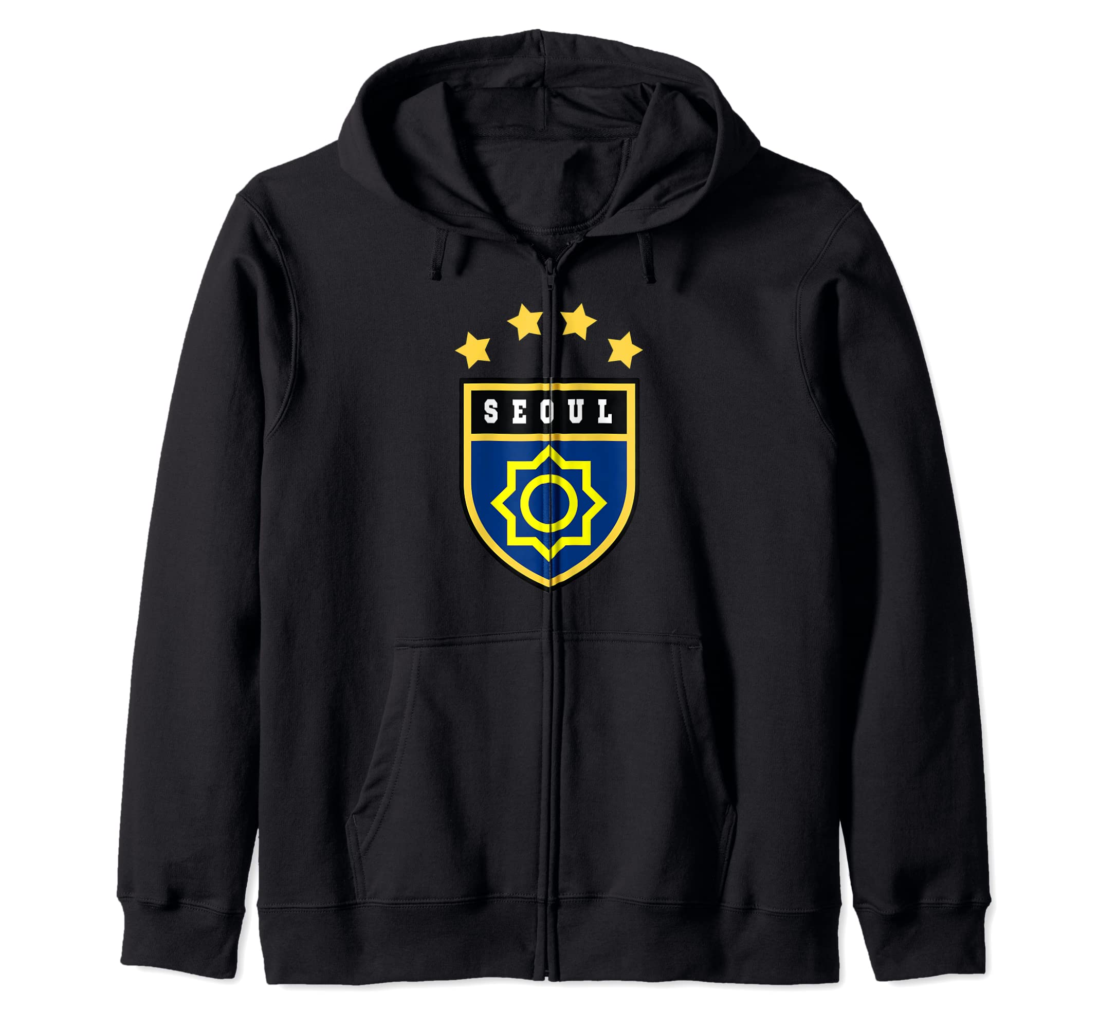 Seoul Coat of Arms of Coat of arm Flag Seoulite Zip Hoodie