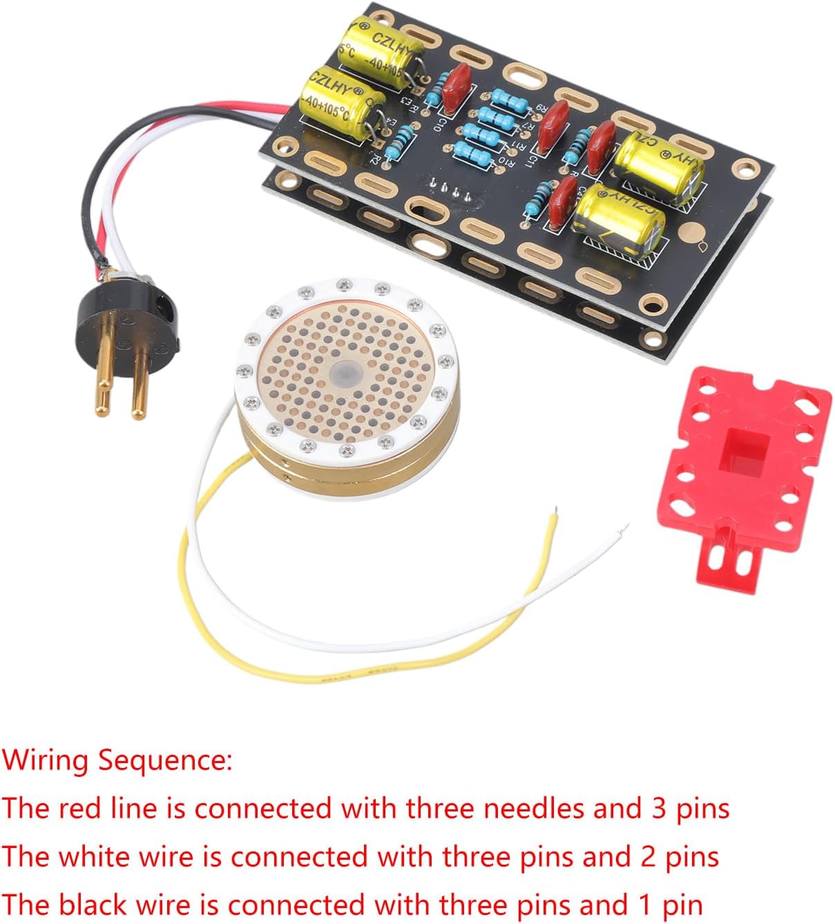 34mm Microphone Cartridge Cores Sound with Circuit Board Large Diaphragm Condenser Mic Cores Large Diaphragm Condenser Mic Cores