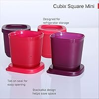 Vista 3 de Tupperware Cubix Xtramini 3.7 fl oz 4pc