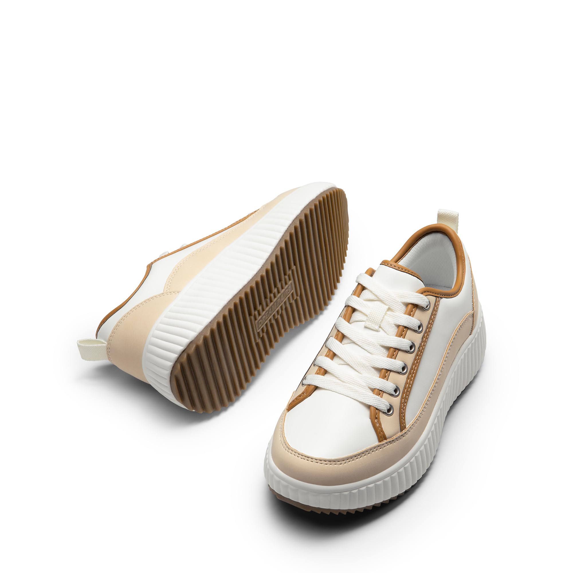 DREAM PAIRS Tenis gruesos de plataforma para mujer, cómodos, informales, modernos