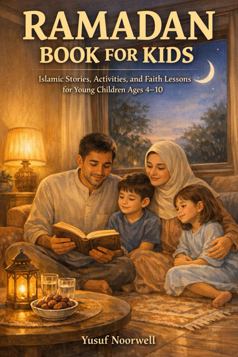 RAMADAN BOOK FOR KIDS: Islamic Stories, Activities, and Faith Lessons for Young Children Ages 4–10