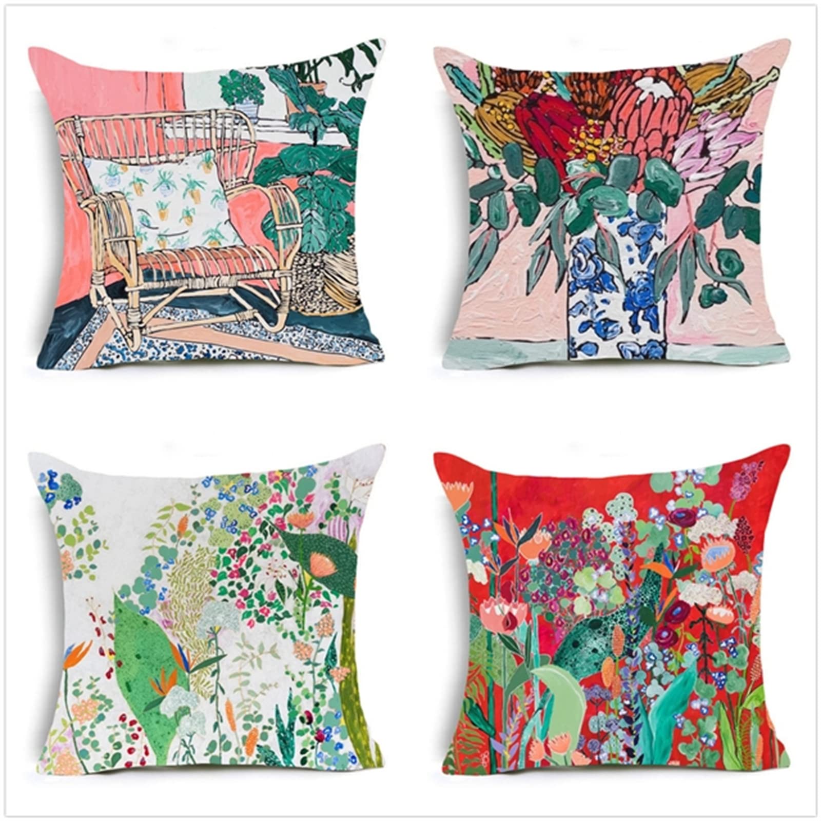 Coussin Exterieur Impermeable 65x65 Cm Lot De 2 Housse De