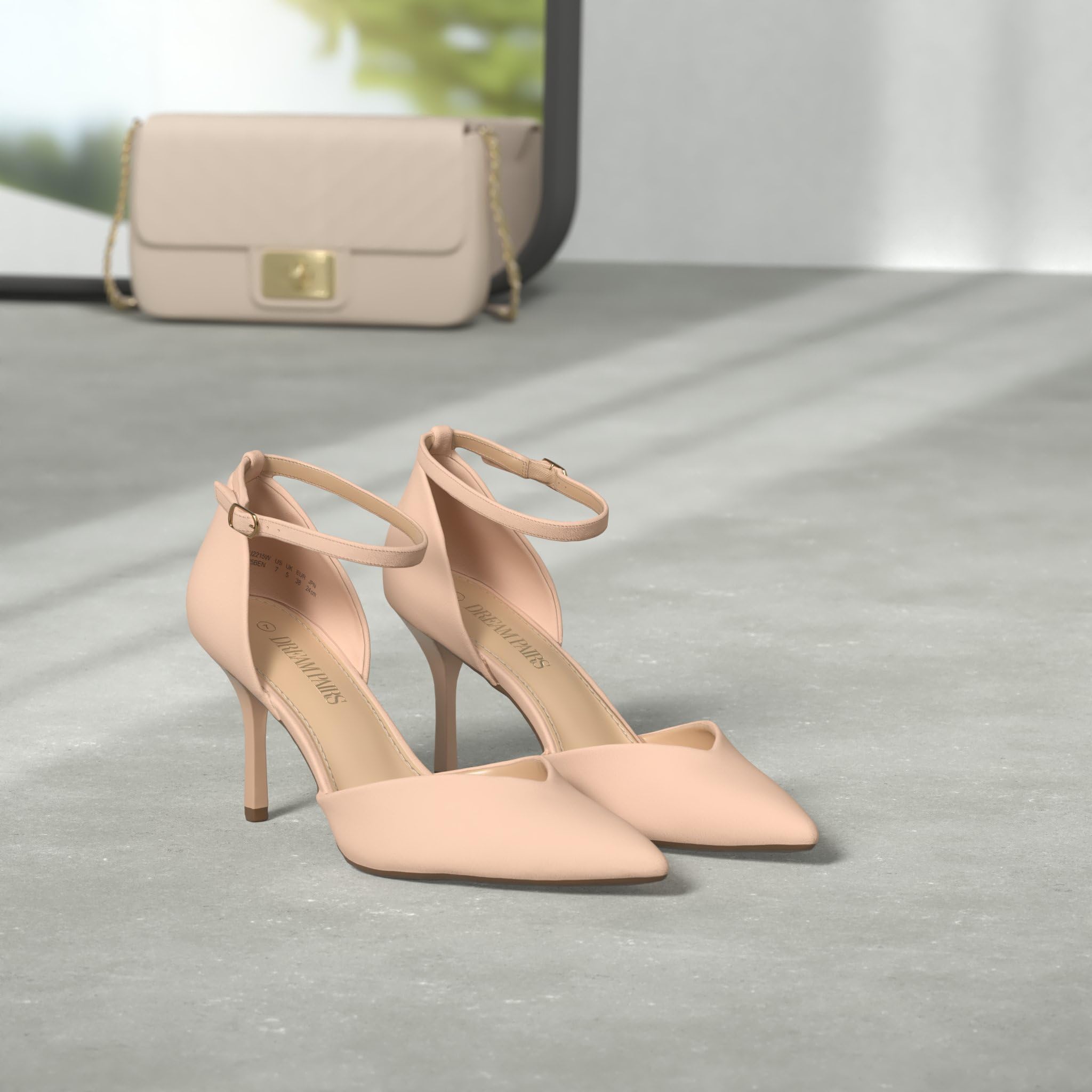 DREAM PAIRS Scarpe décolleté da Donna con Punta Chiusa