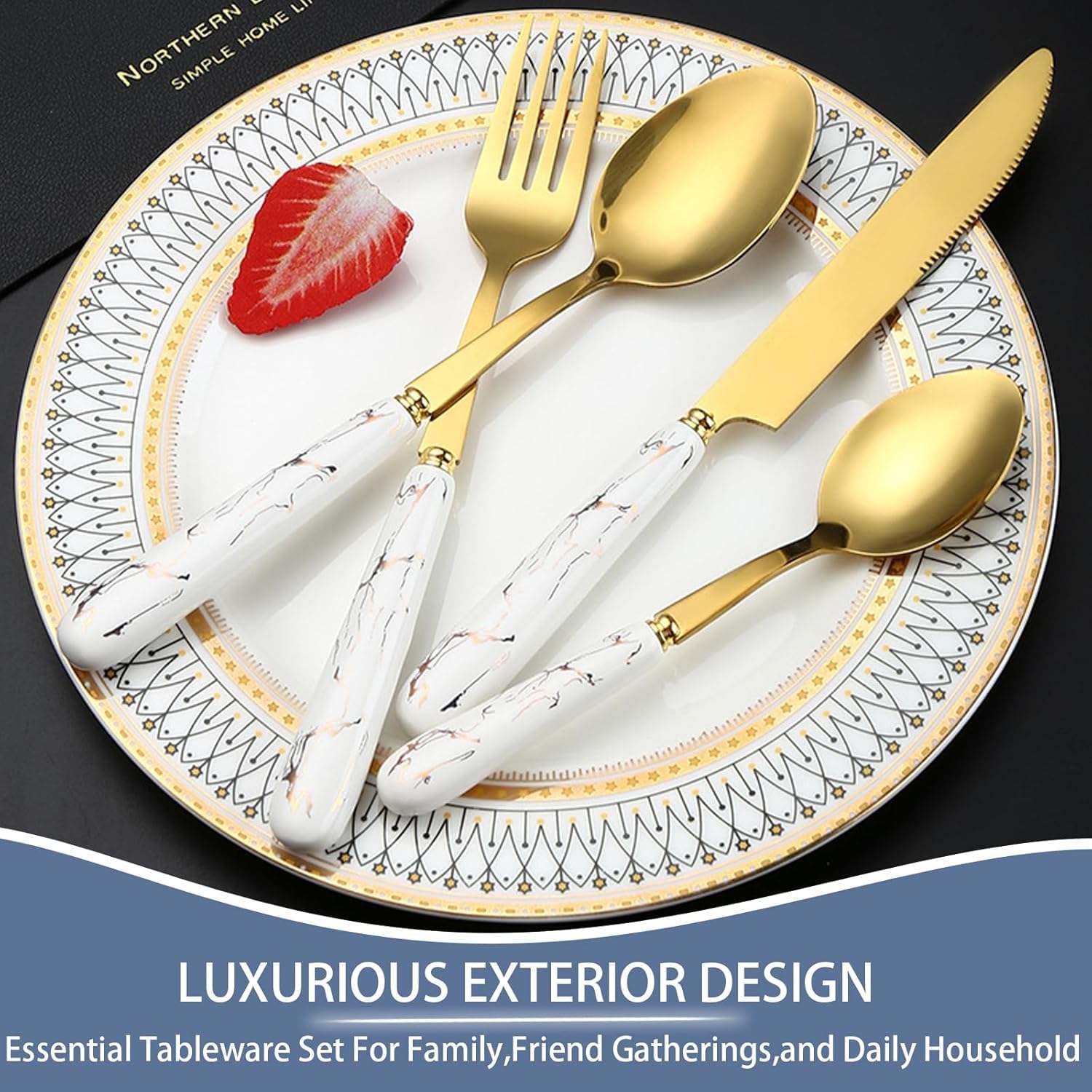 Artek Stainless Steel Cutlery Set - 24 Piece with Stand -7 Artek Stainless Steel Cutlery Set - 24 Piece with Stand -7