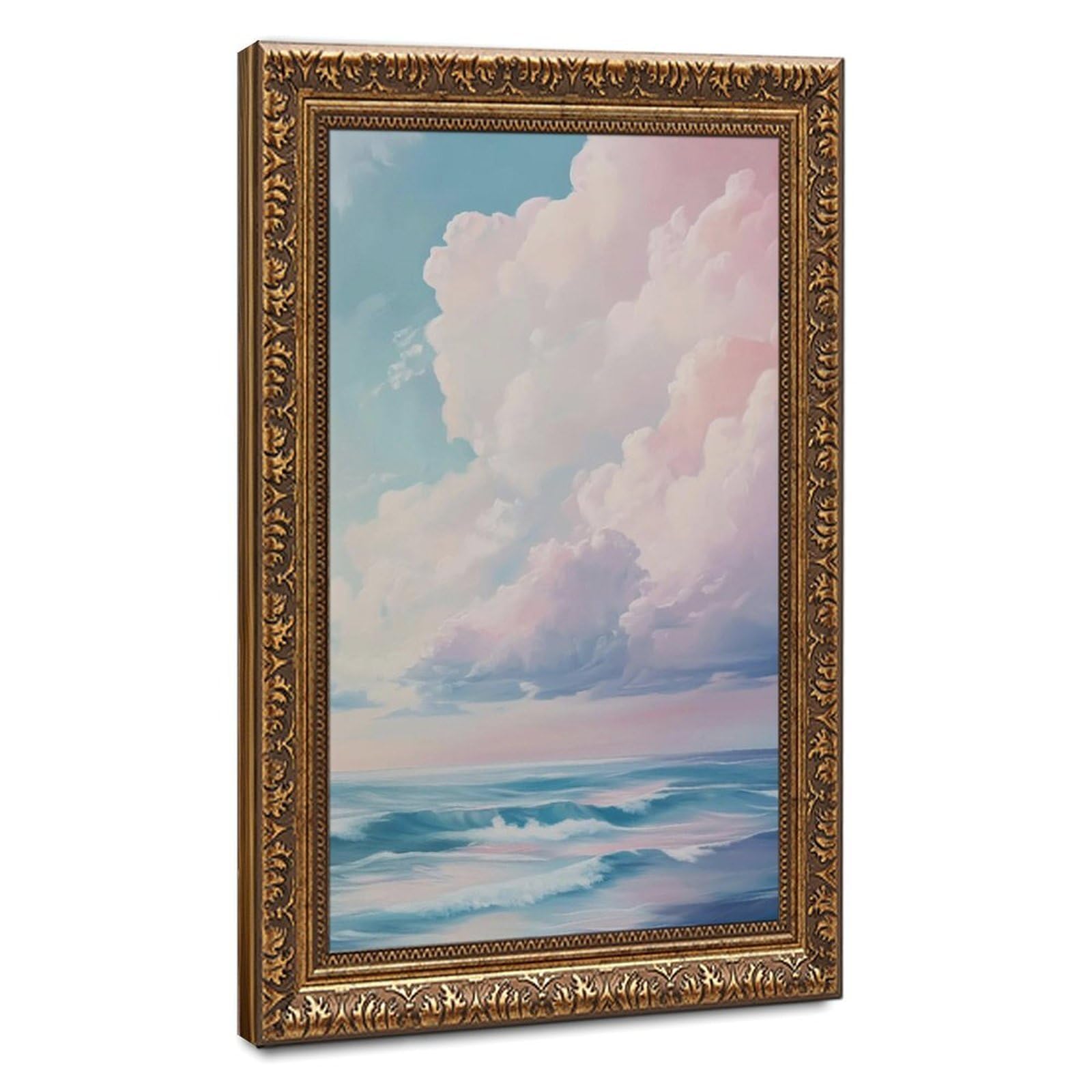 Bareronor Ocean Cloud Poster Canvas Poster Bedroom Decor Landscape Office Room Decor Gift 20" L X 30" W