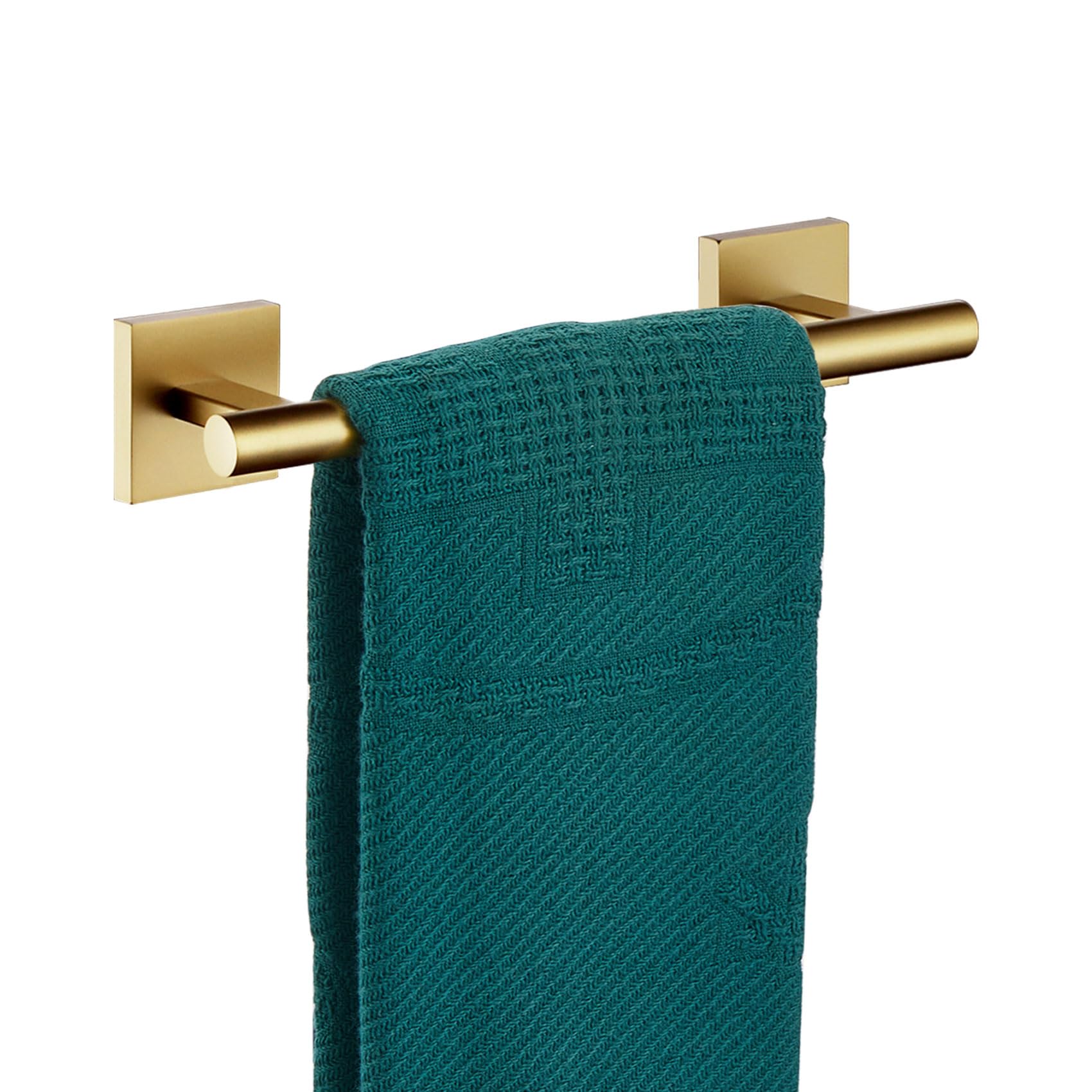 Brushed Gold Towel Rack - Wall Mounted Organizer -1
