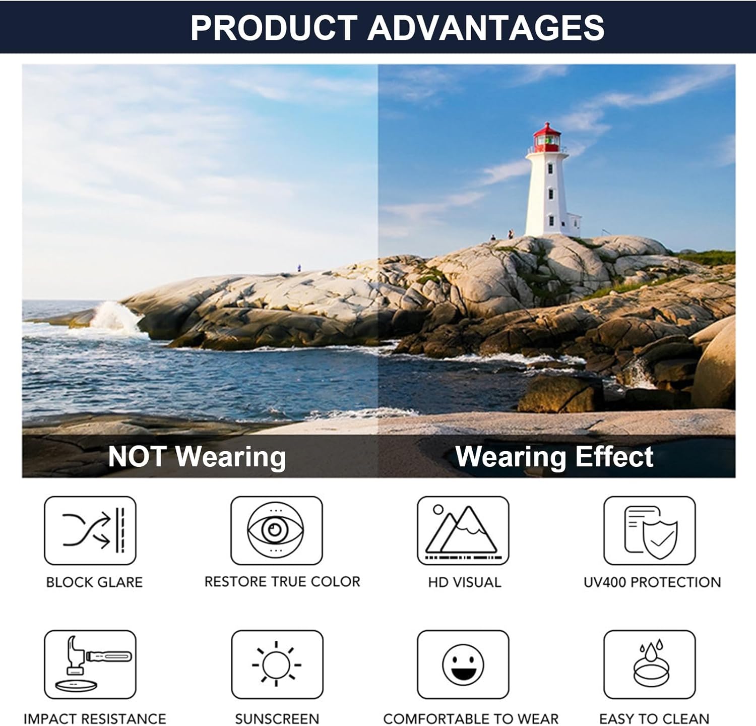 Mirkcittle Trendy Square Aviator Sunglasses for Women Men Hexagonal Thick Frame Double Bridge Designer Inspired Sun Glasses - Image 5