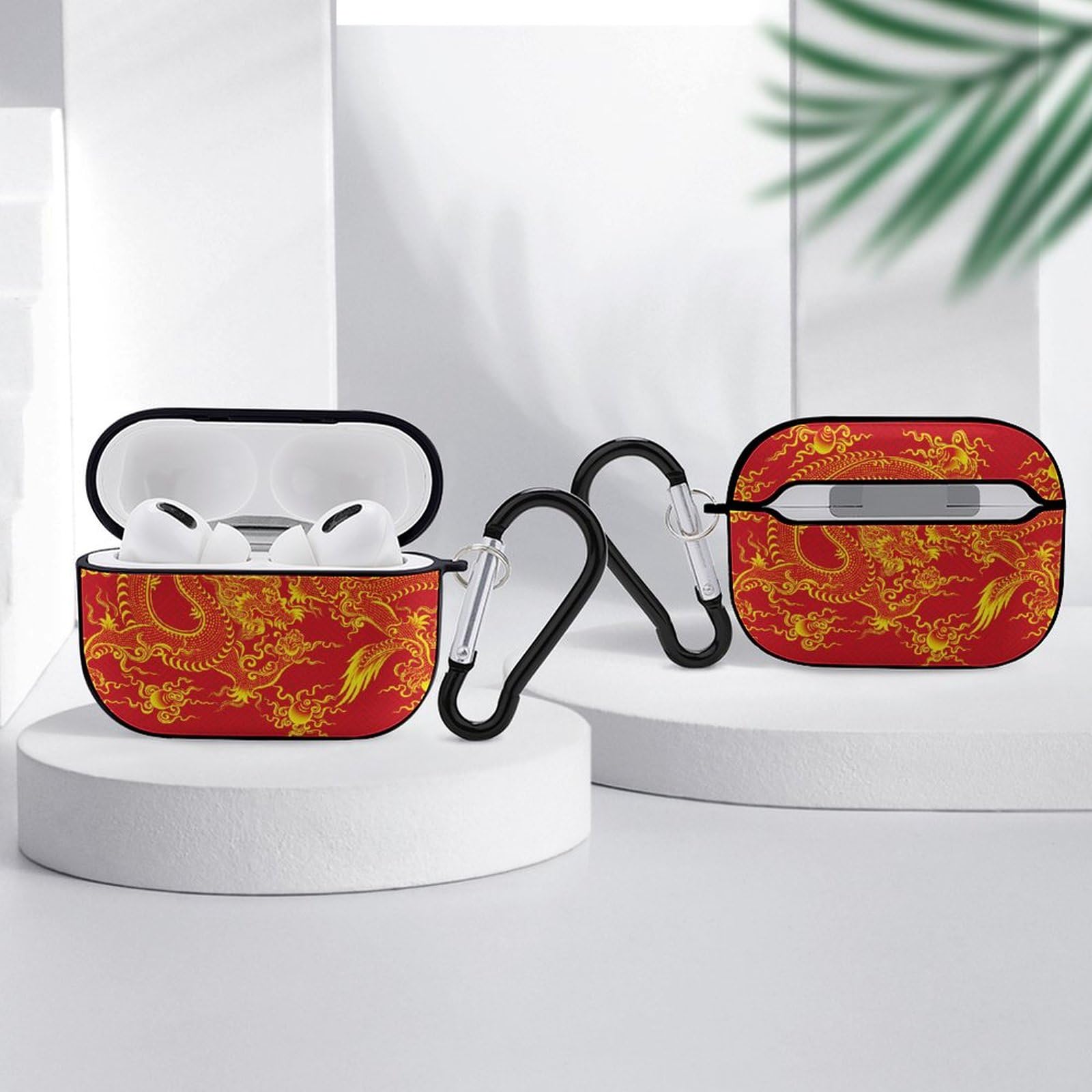 赤い衝撃 2 Amazon | ZENIX DESIGN TECH AirPods Pro2 用 ケース カラビナ付