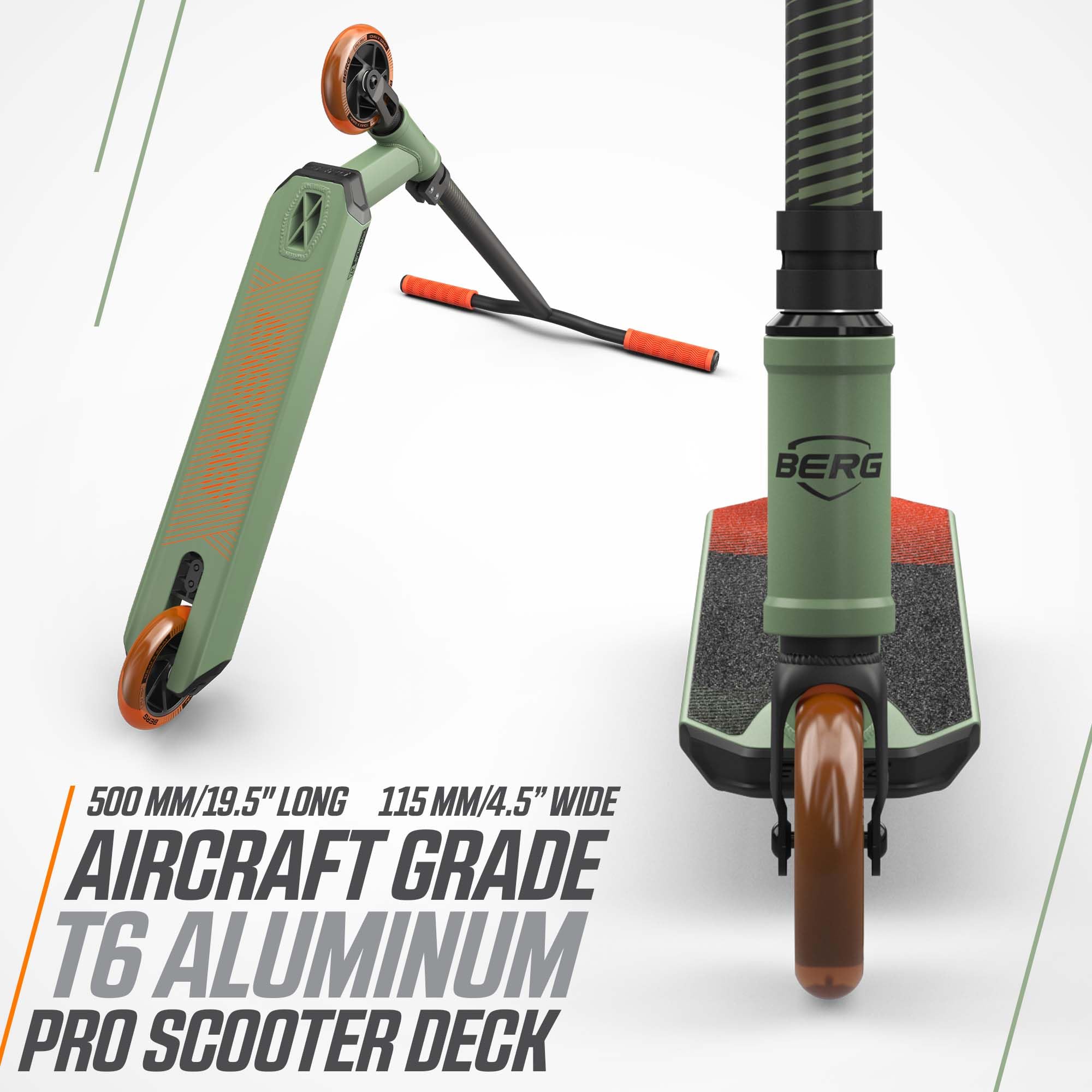 Berg Proxus X1 Stuntstep Green - Orange