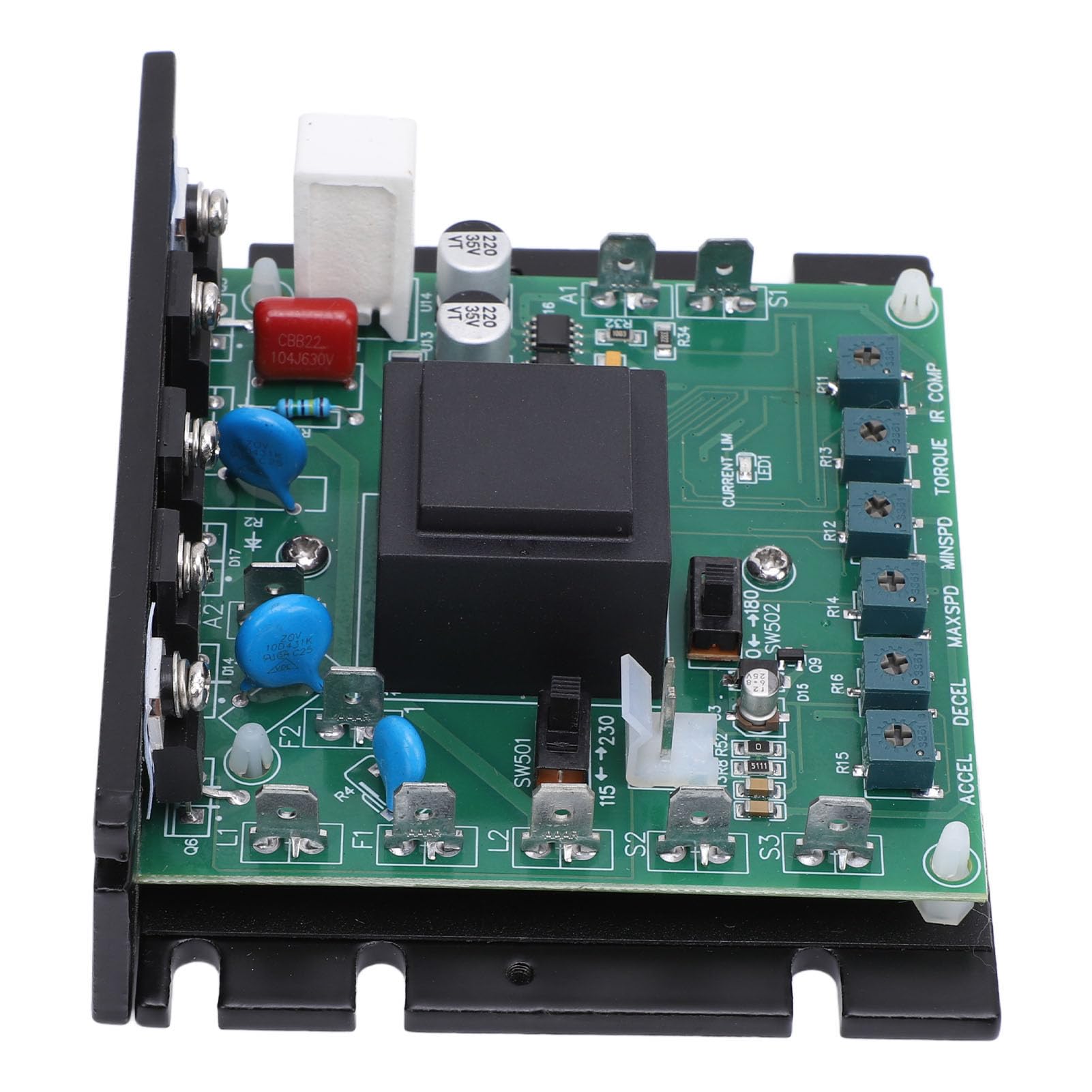 DC-Motordrehzahlregler, DC-Motordrehzahlregler MM23001C 15 oder 230 V AC-Eingang DC-Motor SCR-Variablensteuermodul