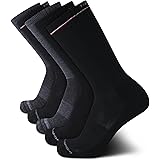 Tommy Hilfiger Men's Athletic Socks - Cushioned Crew Socks (5 Pack)