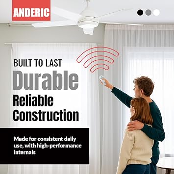 Anderic RRTR214D Replacement Ceiling Fan Remote