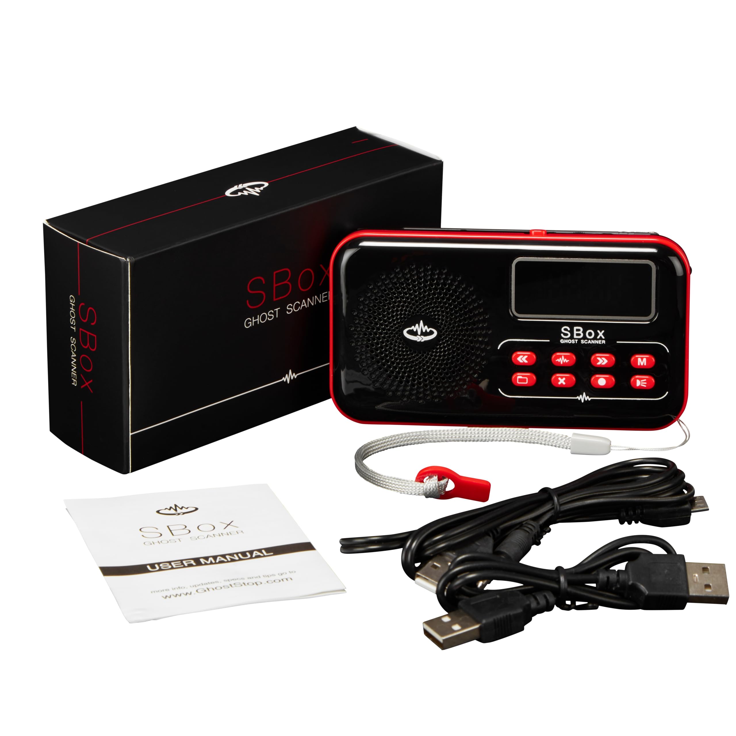 Skaner SBox Ghost Box z Spirit Box i rejestratorem EVP