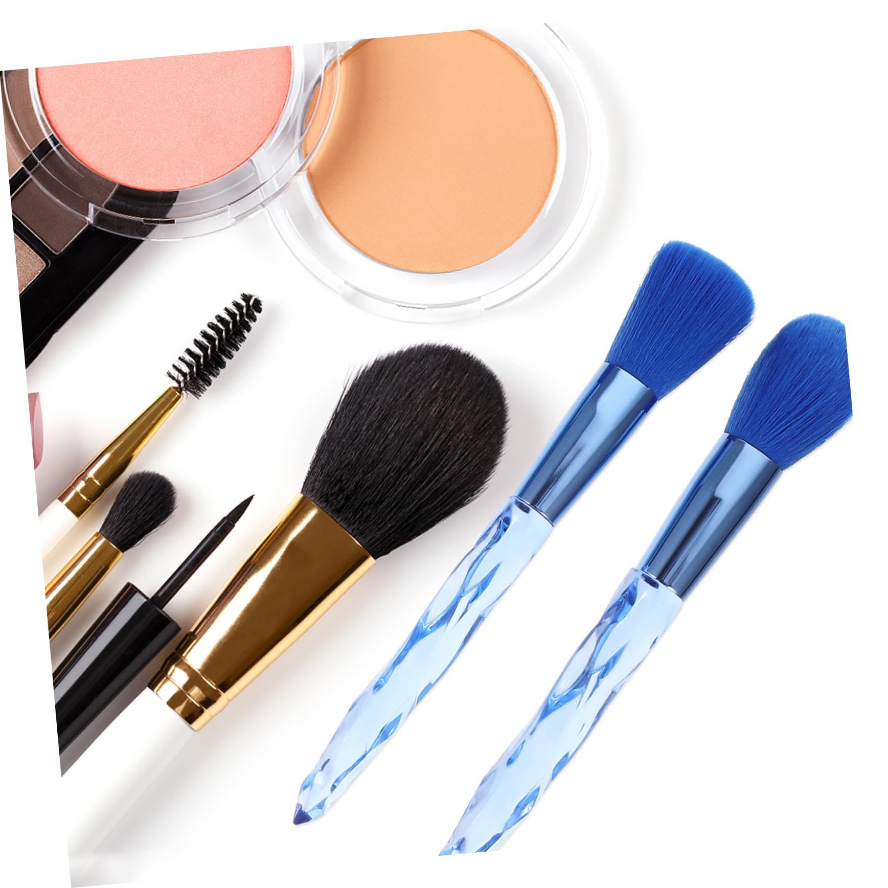 FRCOLOR 30stücke Teiliges Makeup Pinselset Mit Transparentem Kristallgriff Professionelle Schminkpinsel Für Foundation Puder Und Concealer Sanfte Borsten Für Empfindliche Haut Perfektes