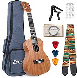 Ukulele tenor, Ukelele profissional de instrumento musical de 66 cm para adultos, kit iniciante com alça de bolsa de concerto, cordas OEM, guitarra havaiana Ukalalee Yukalalee Ukalele Yukelele
