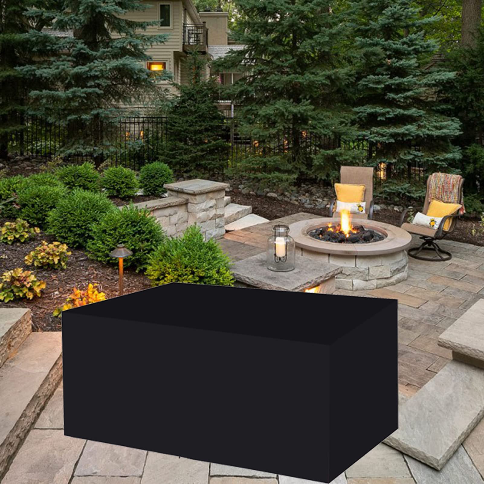 Copertura per Mobili da Giardino 250x200x90cm, Copertura Tavolo Esterno Rettangolare, Copertura Mobili Giardino, Protezione per Esterni da Esterni Resistente Ai Lavori Pesanti