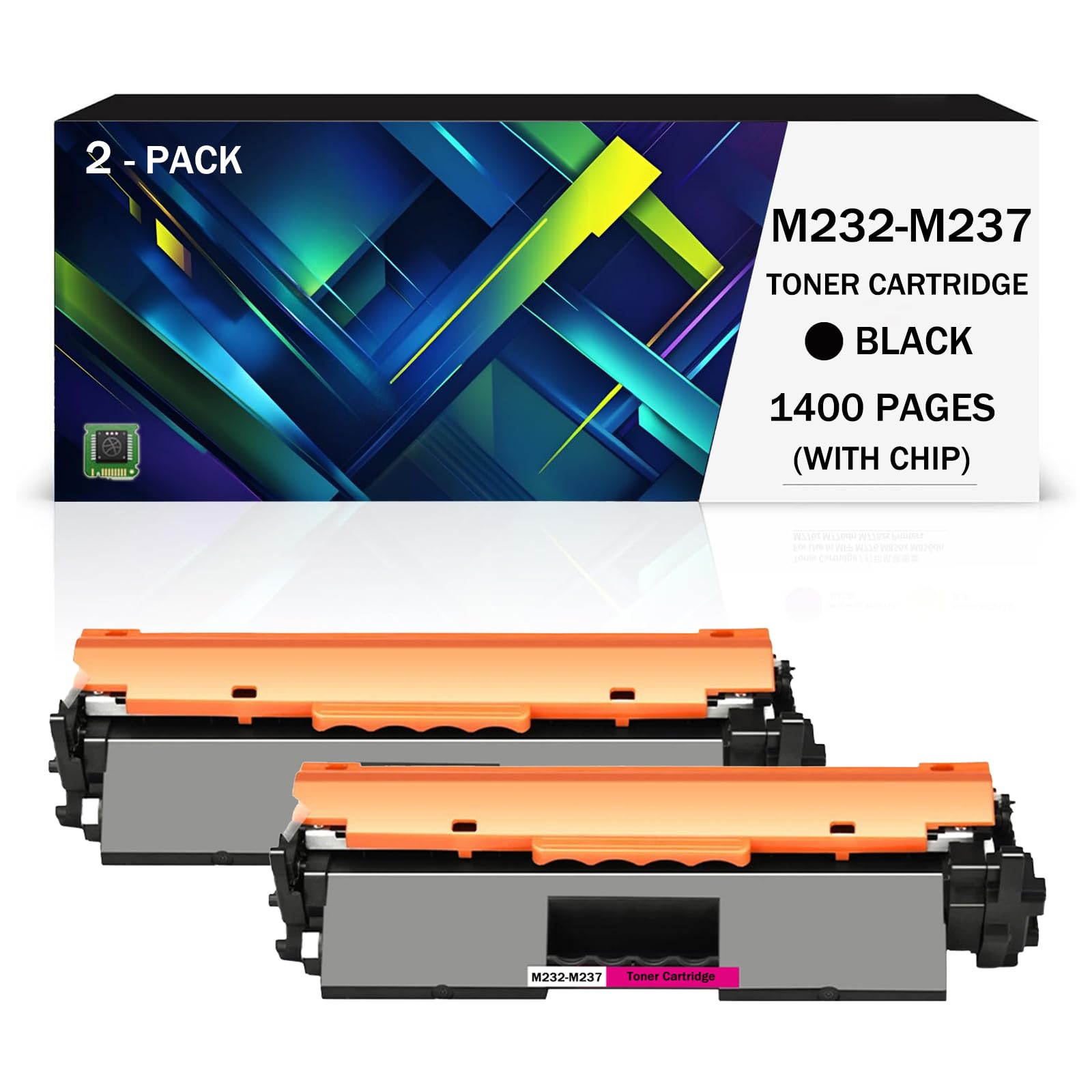 Cartucho de tóner compatible HP M232-M237 cartucho de tinta negra con chip