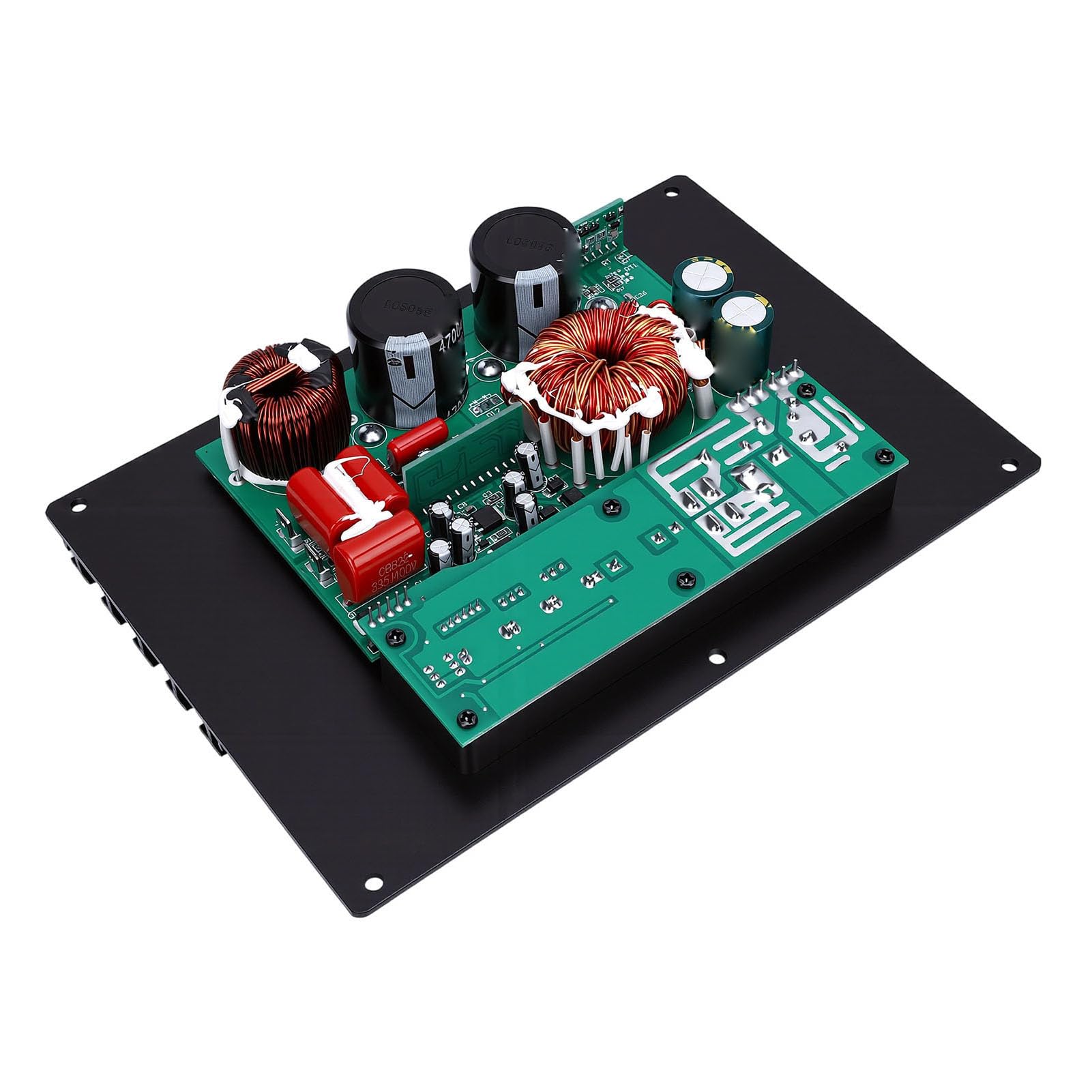 Fockety Amplificador de Coche 800W, Altavoz Subwoofer con Disipador de