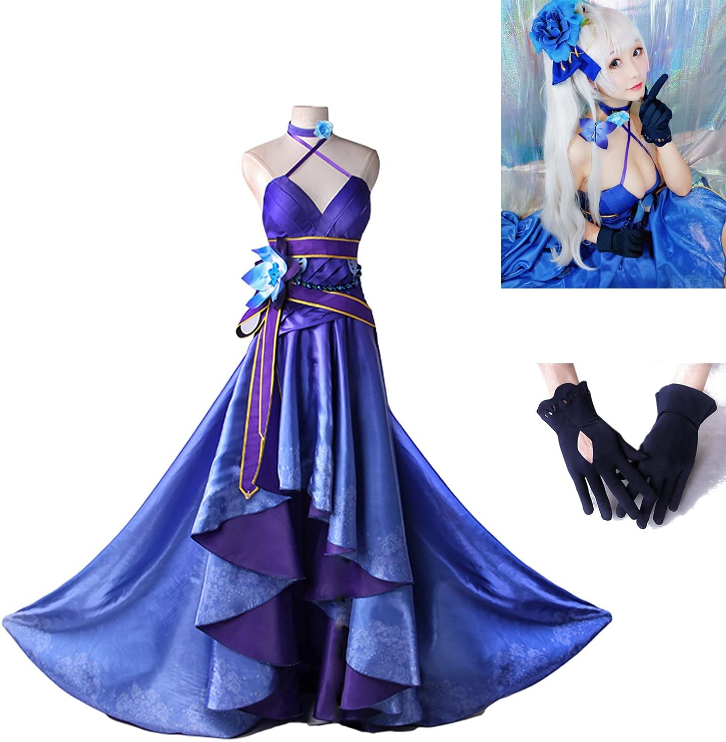 コスチューム・コスプレ あ*あ様 アズールレーン 綾波改 コスプレフル