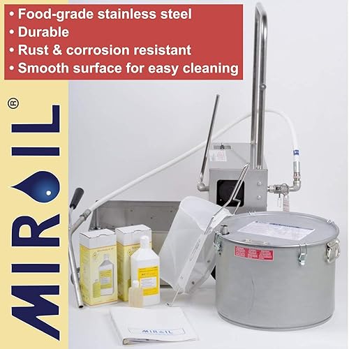 Miniatura 3 de MirOil Máquina de filtro de freidora BD707 - Carro de desecho capacidad de aceite eléctrica de 75 libras
