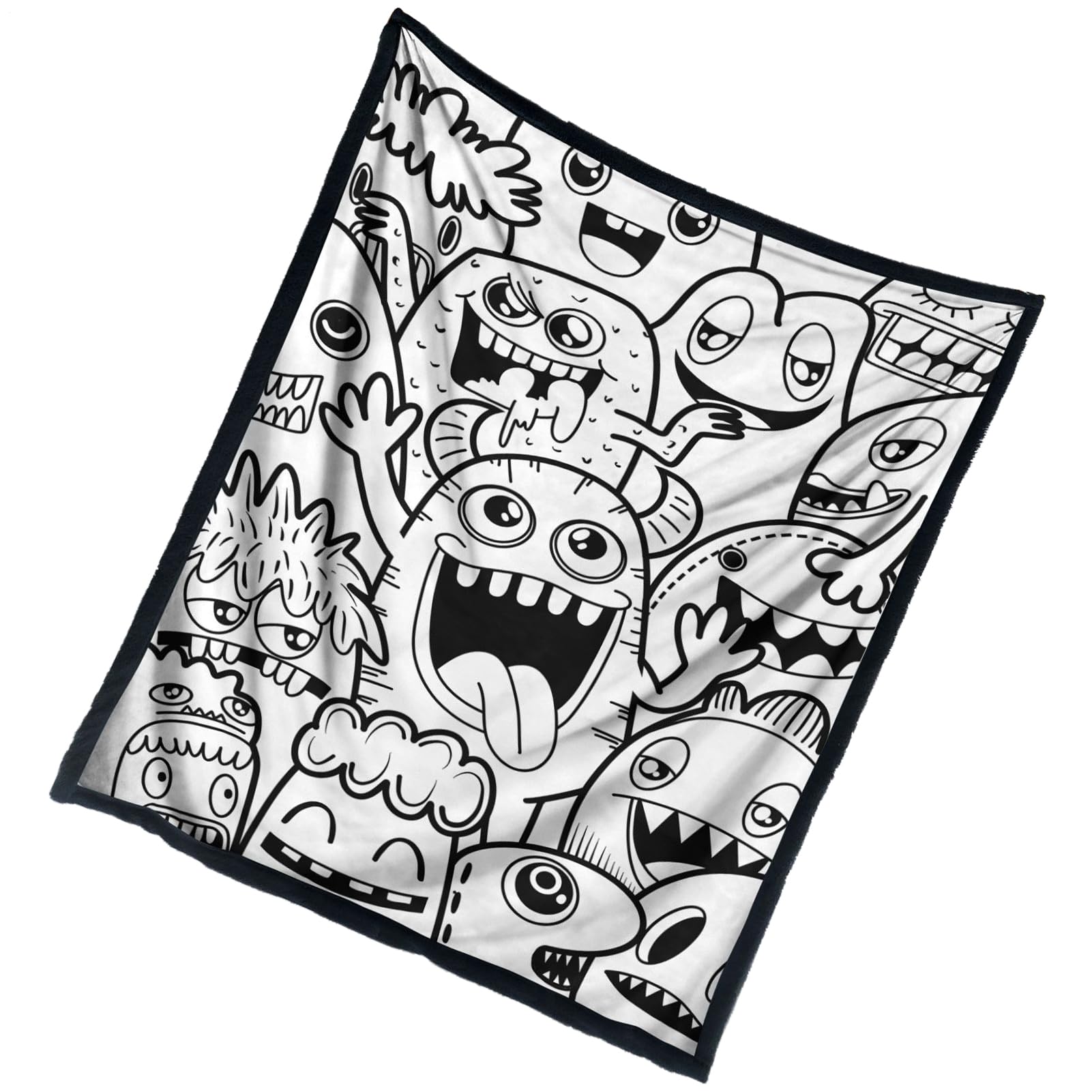 Couverture de coloriage lavable grand plaid doux DIY pour lit canapé fille et adolescent