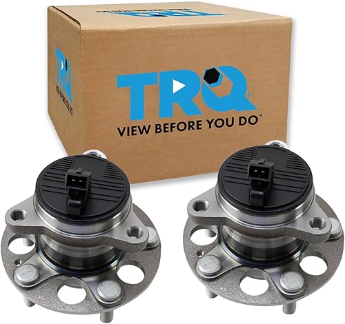 Vista 203 de TRQ Juego de 2 rodamientos y bujes de rueda trasera izquierda y derecha compatible con Ford Expedition 2007-2010 Lincoln Navigator 2007-2010