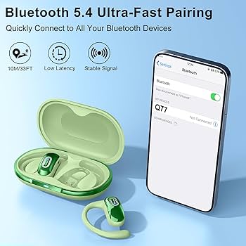 Amazon.com: Open Ear Headphones, Bluetooth 5.4 Earbuds, 50H