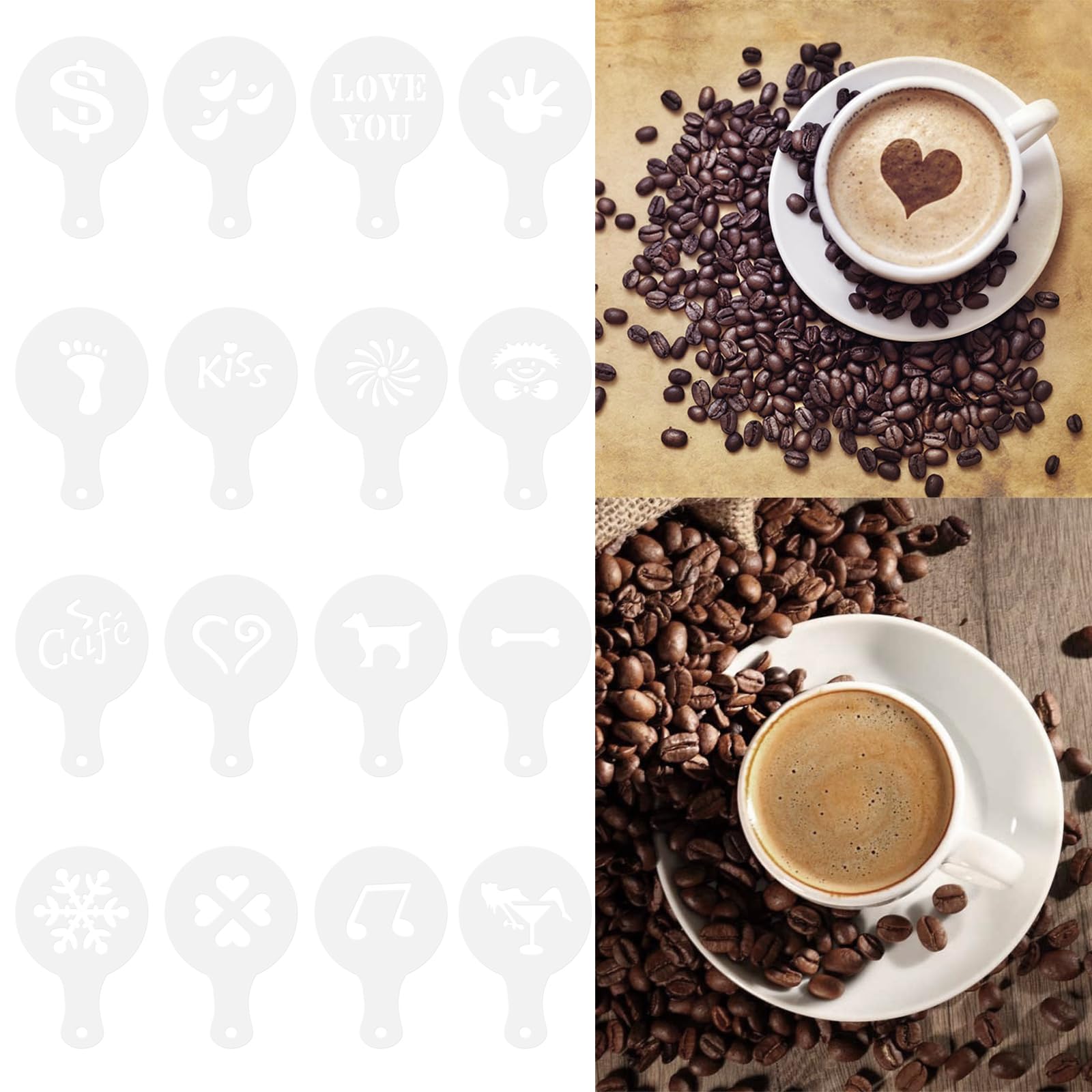 TAIZER 2 szt. Shaker do kakao ze stali nierdzewnej Shaker do kawy z pokrywką o drobnych oczkach shaker kakao koparka kakao rozdrabniacz kakao rozdrabniacz kakao Cappuccino cukier puder posypka ze