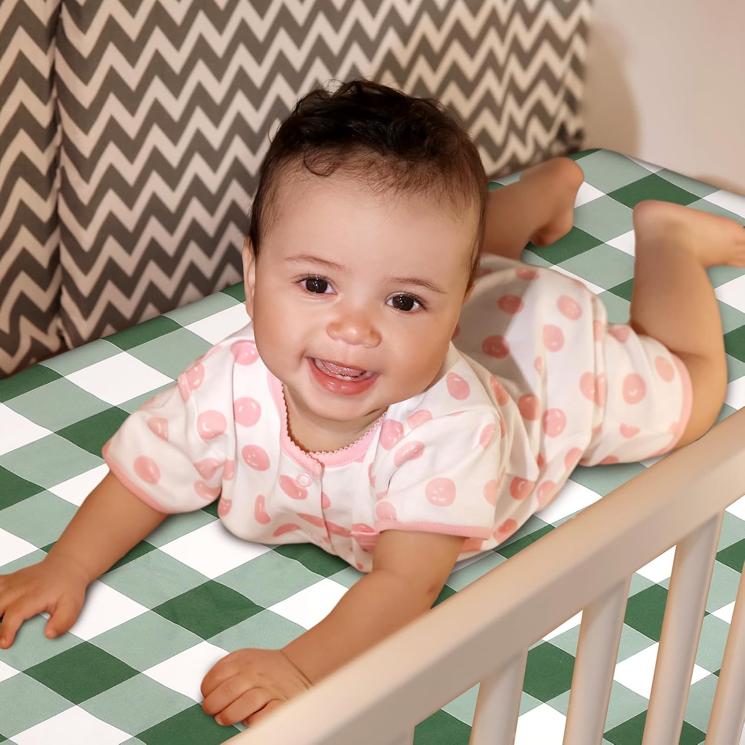 Mindsoft 2 Pcs 24 in x 38 in Mallard Duck Infant Crib Sheets Set Mini Portable Crib Sheet Newborn Bedding Nursery Baby Sheets for Girl Boys Baby Gifts Breathable Only for Pack and Play