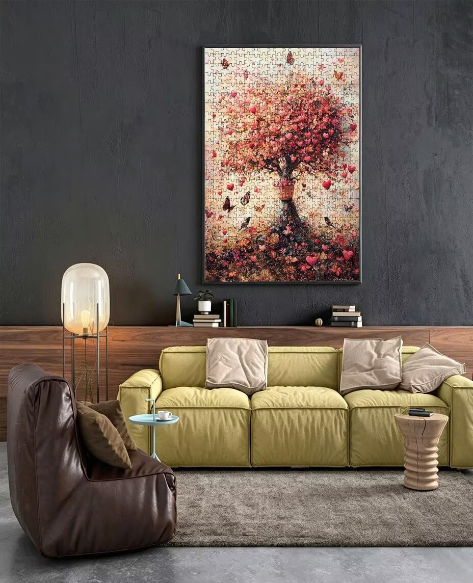Puzzle 6000 Teile Erwachsene, Liebe Schmetterlinge Jigsaw Puzzle 6000 Teile, Impossible Klassische Puzzles, Komplex Herausfordernd Puzzles, Familie Aktivität Spiele, Wanddekoration Geschenke BXHZW2-7