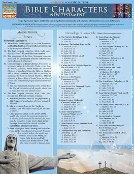 Bible Characters: New Testament: QuickStudy Laminated Reference Guide