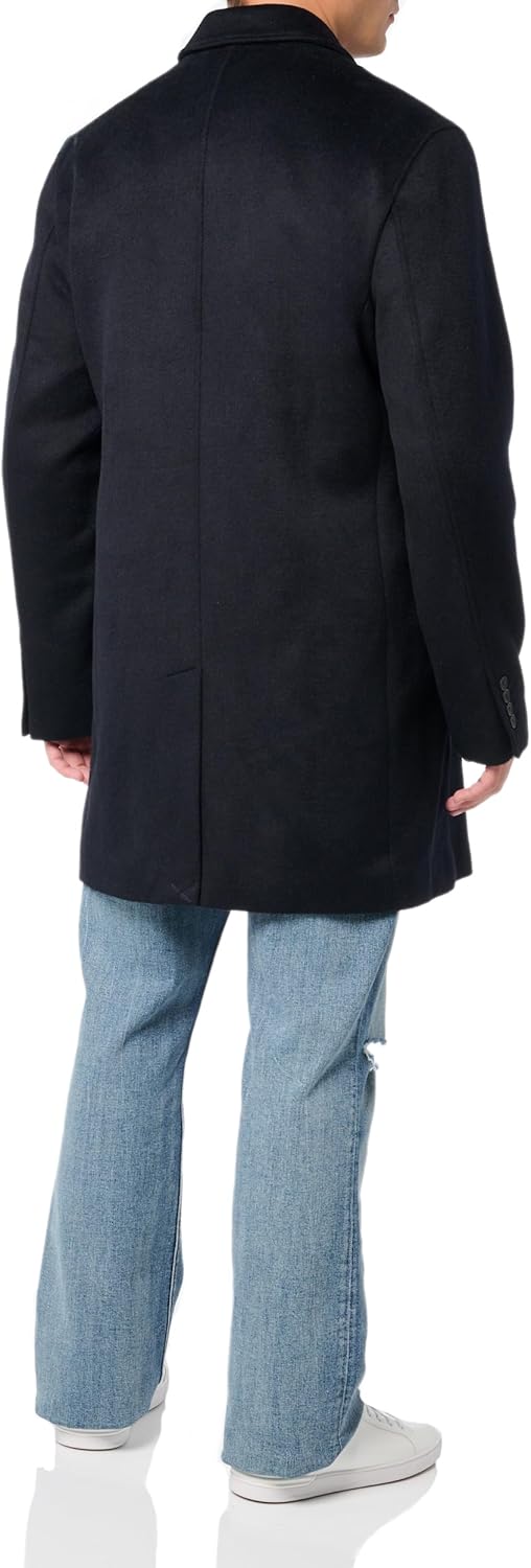 Cole Haan Men's Wool Plus Topper Button Front Coat - Image 2